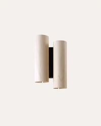 Black Note Double Wall Light