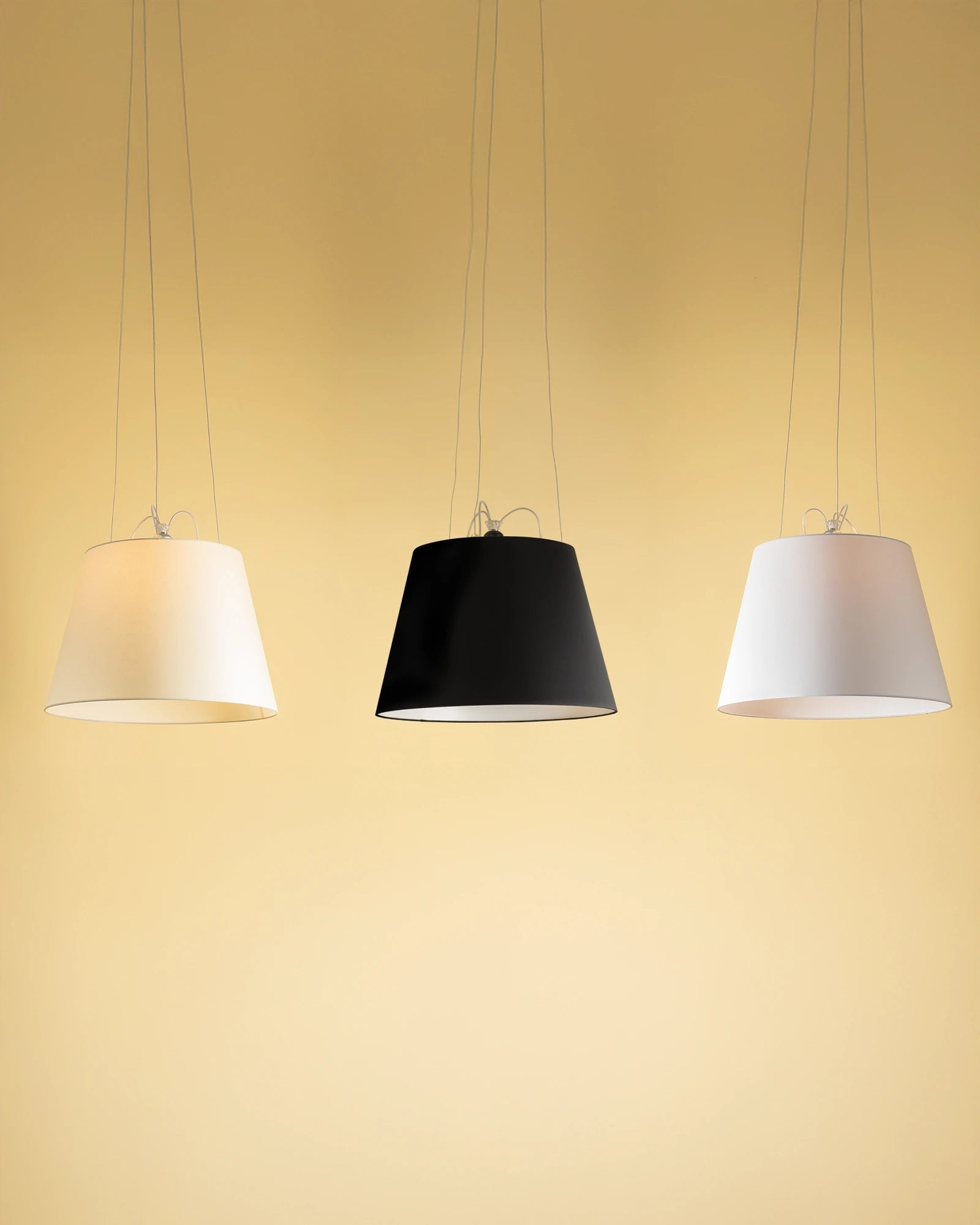 Tolomeo Mega Pendant Light Large / Parchment / Aluminium