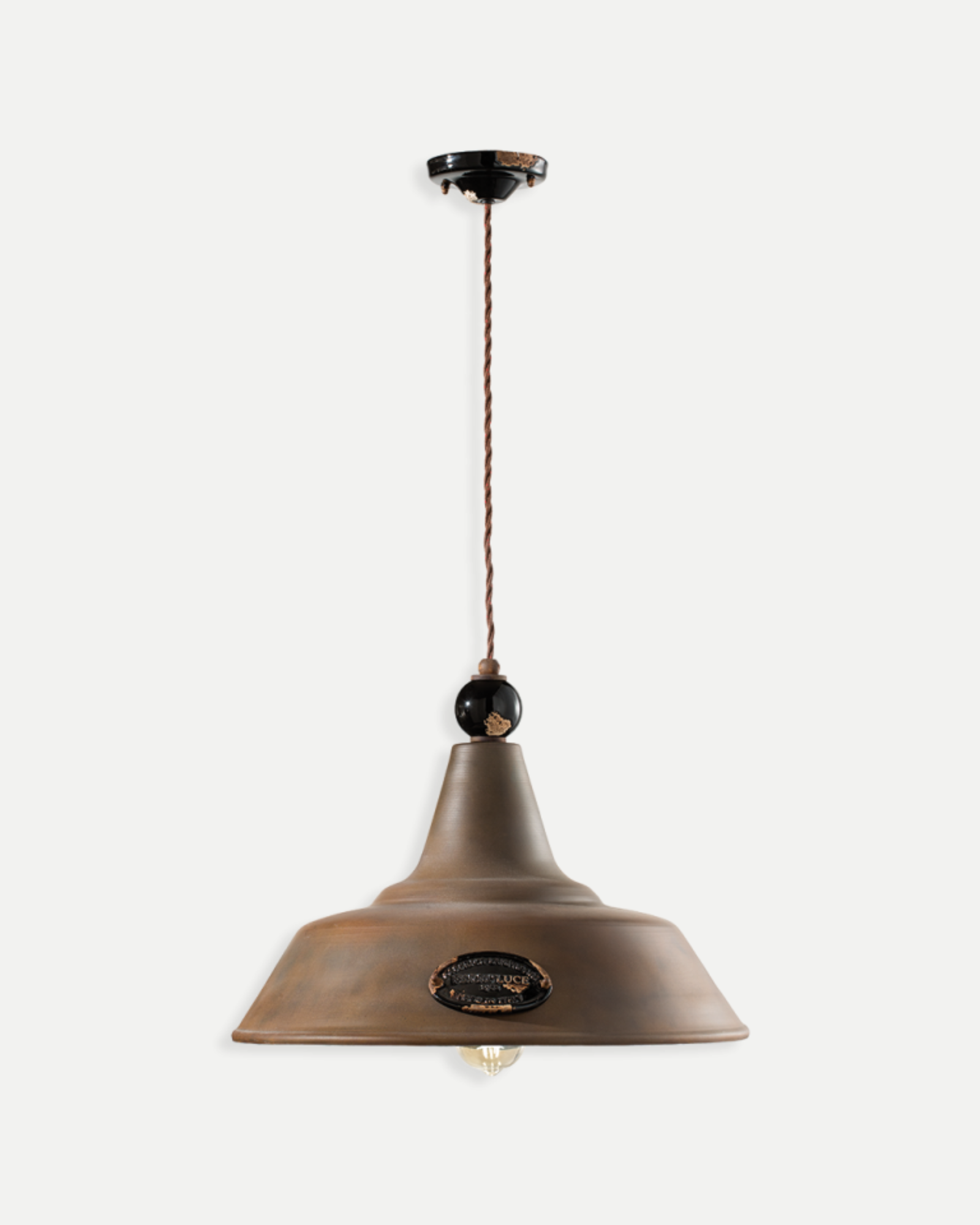 Grunge Black Pendant Light