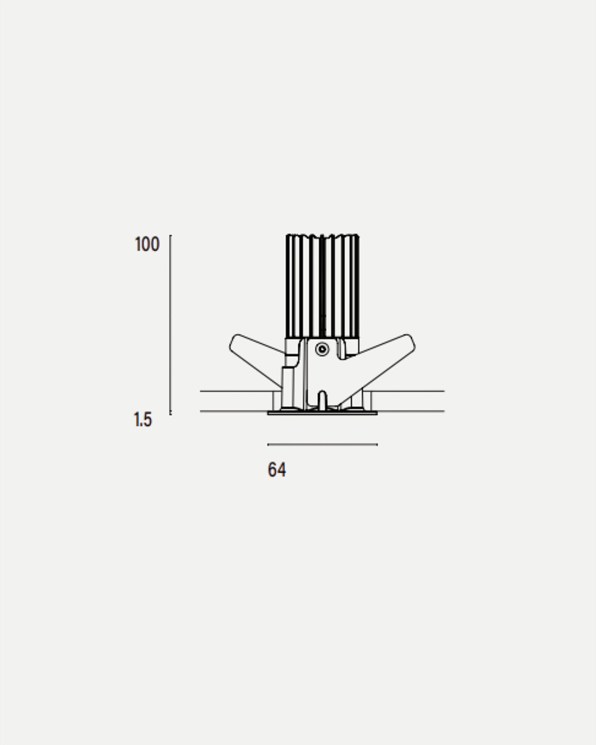 Mono 060 (PHASE DIM) Type 4 Fixed Recessed Downlight
