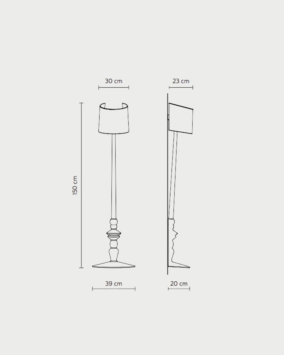 Ali E Baba Wall/Floor Lamp