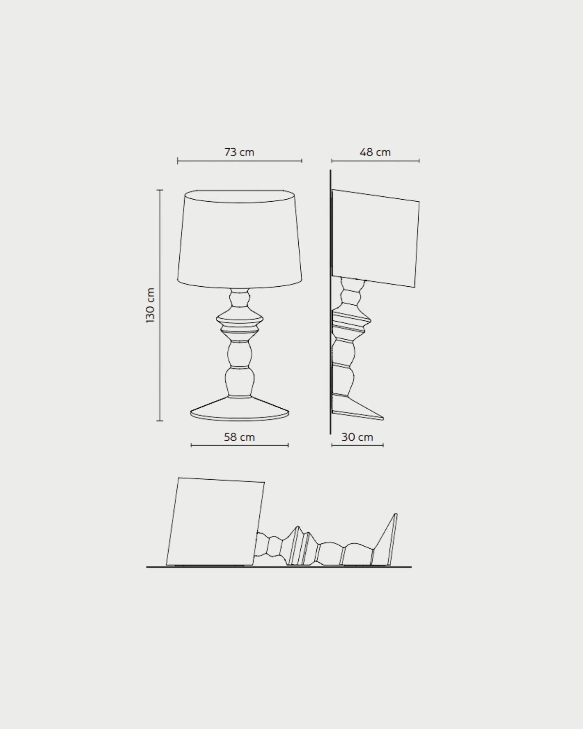 Alibabig Outdoor Floor/Wall Lamp