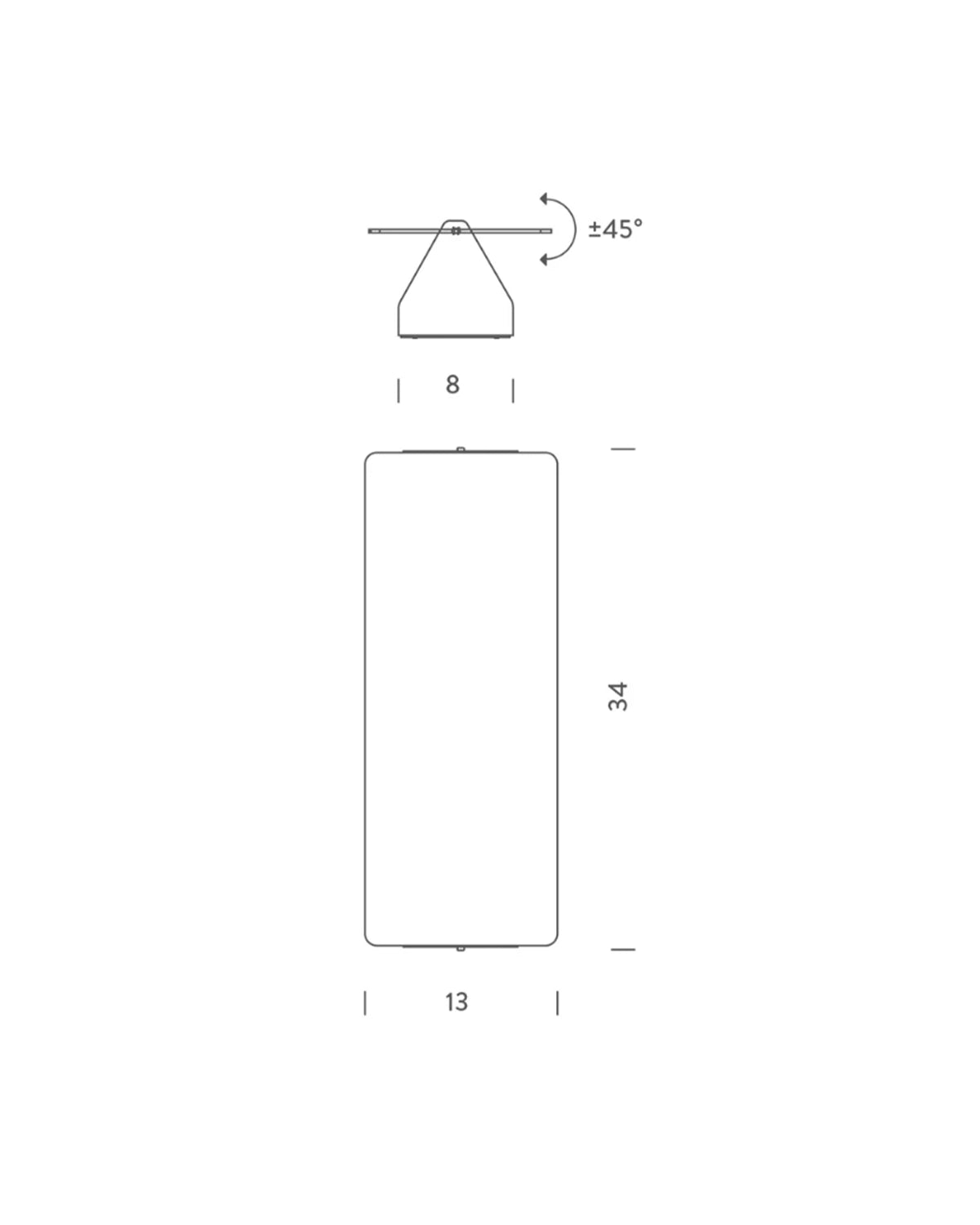 Applique A Volet Pivotant Wall Light