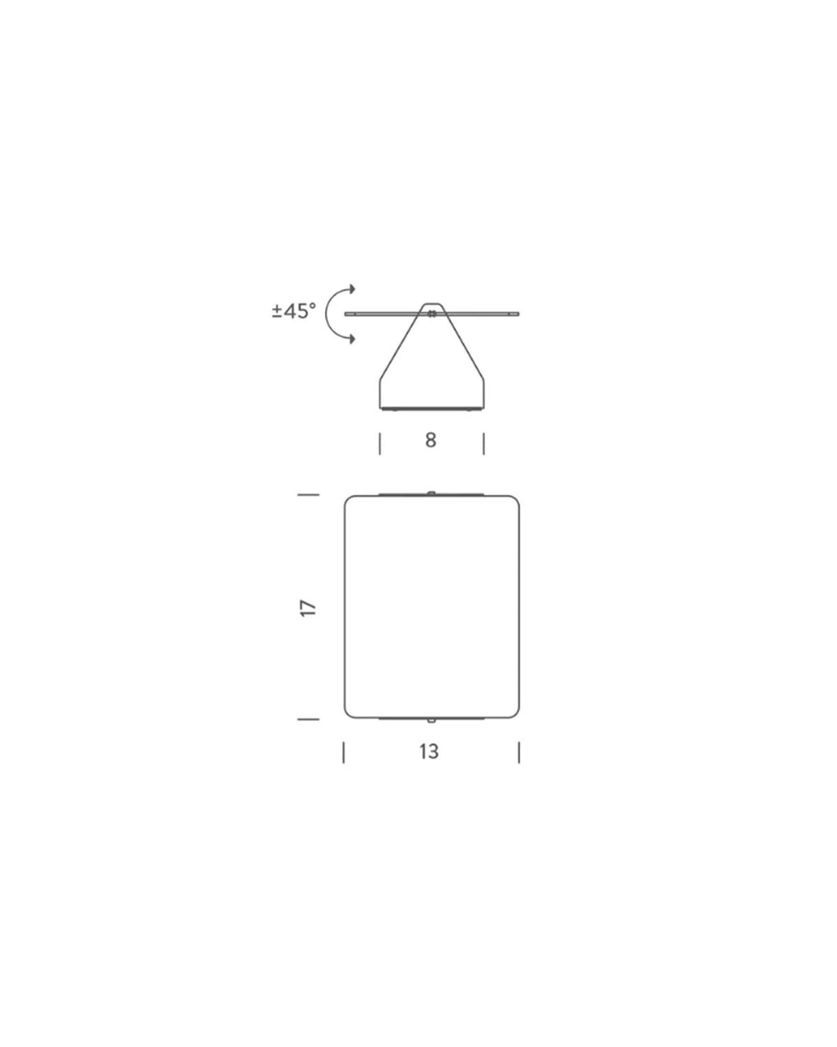 Applique A Volet Pivotant Wall Light