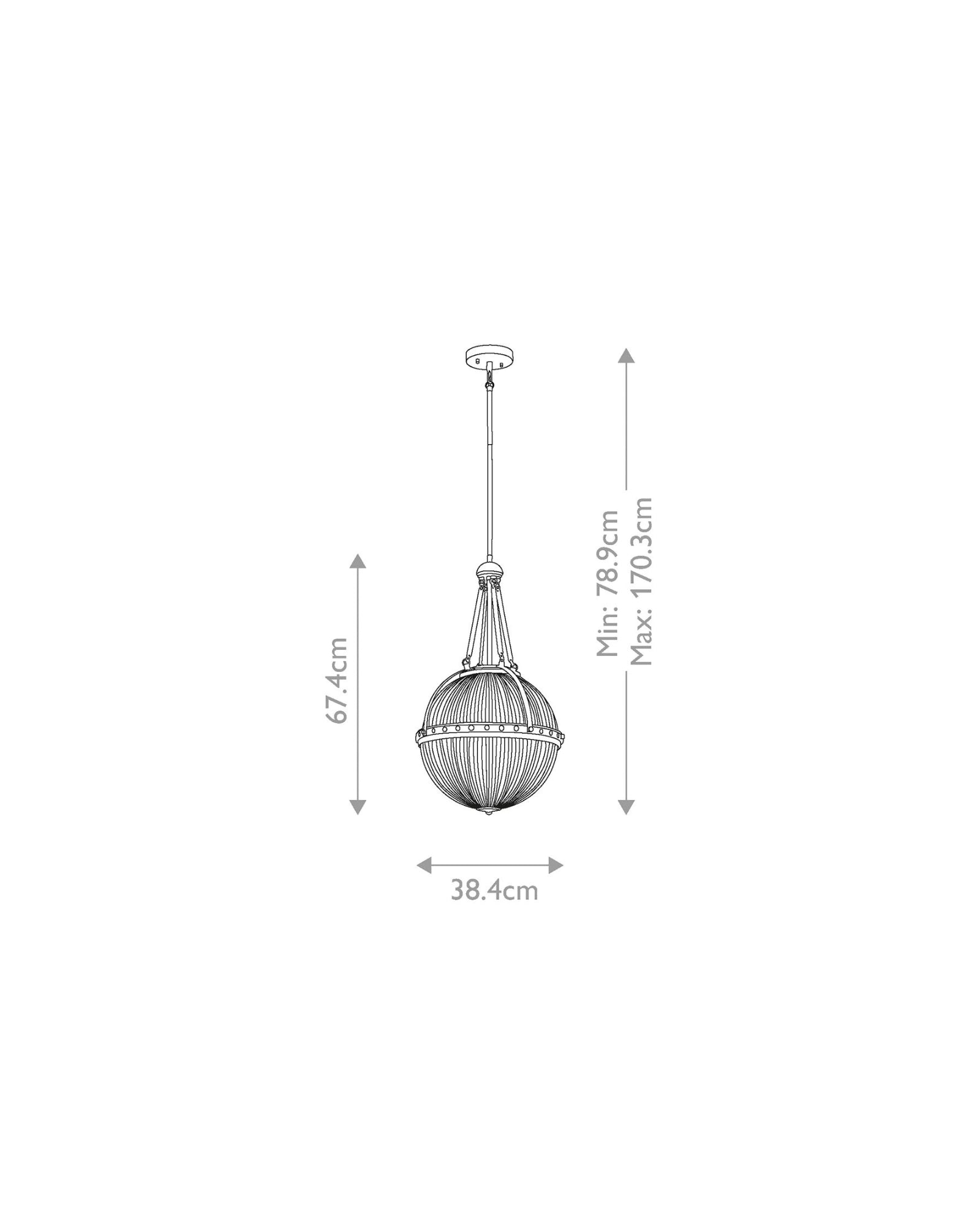 Aster 3lt Pendant Light