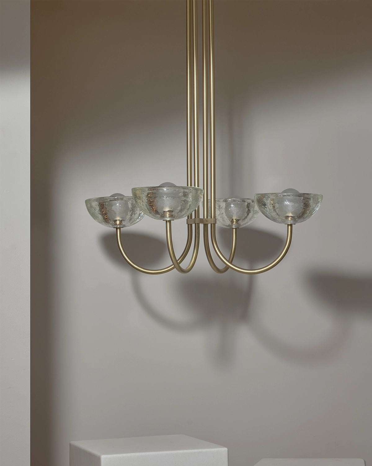 Aurelia Quad Chandelier, Glass