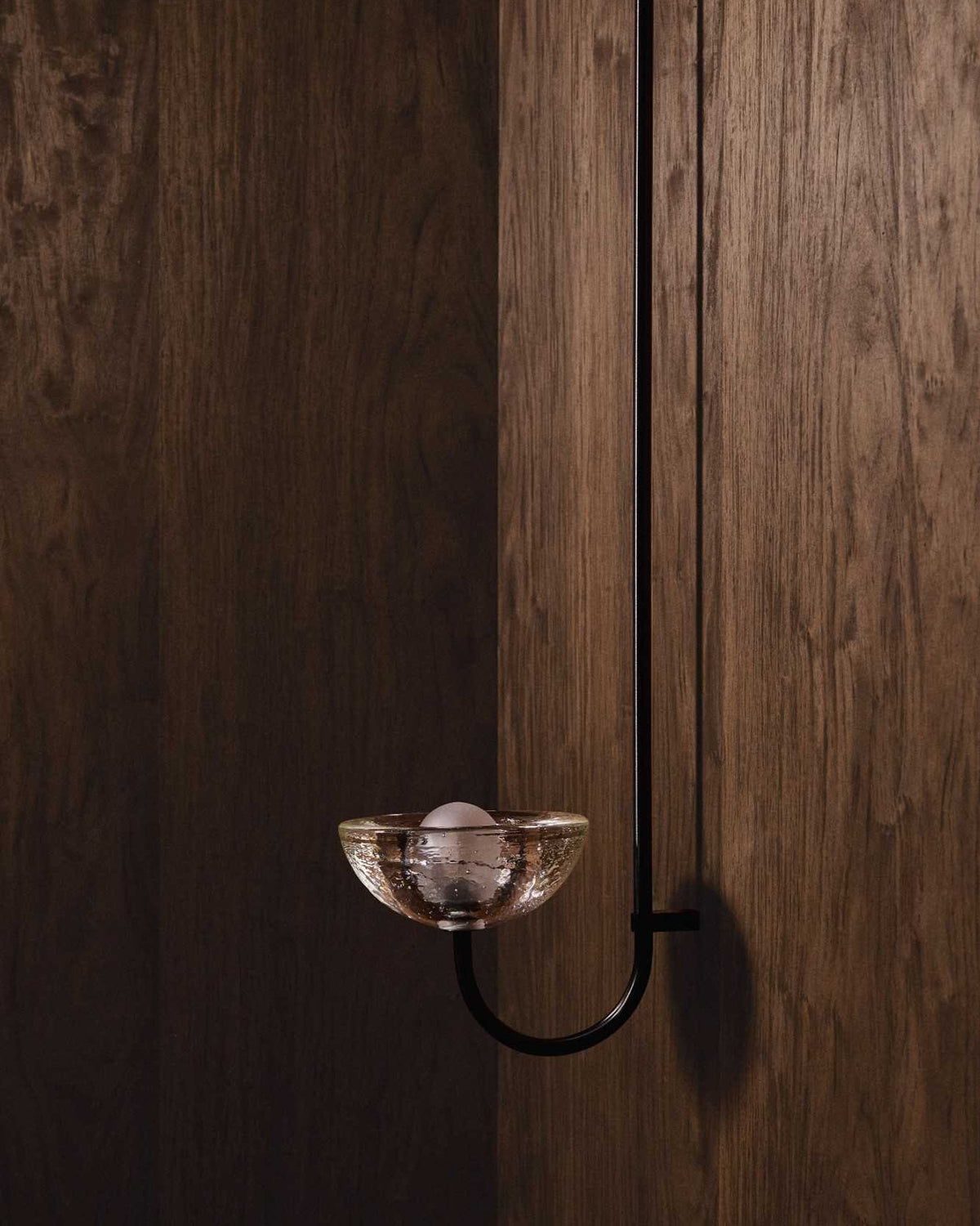 Aurelia Wall Light, Cast Glass