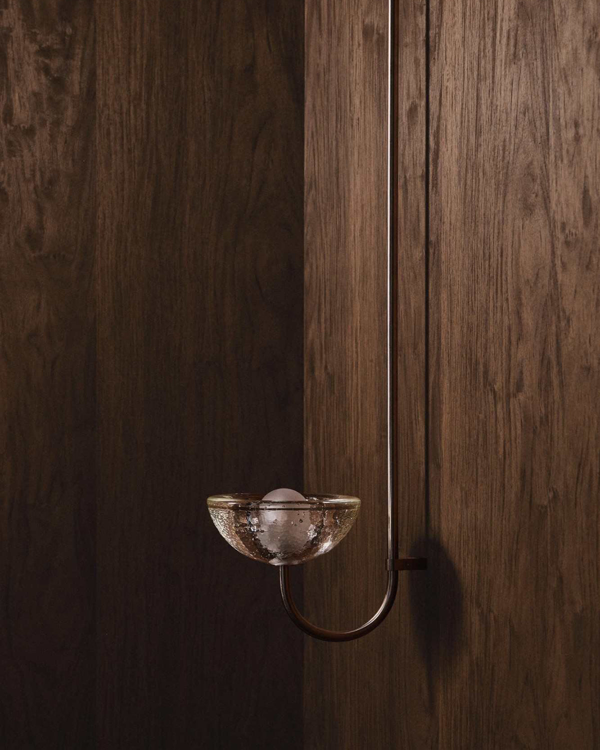 Aurelia Wall Light, Cast Glass