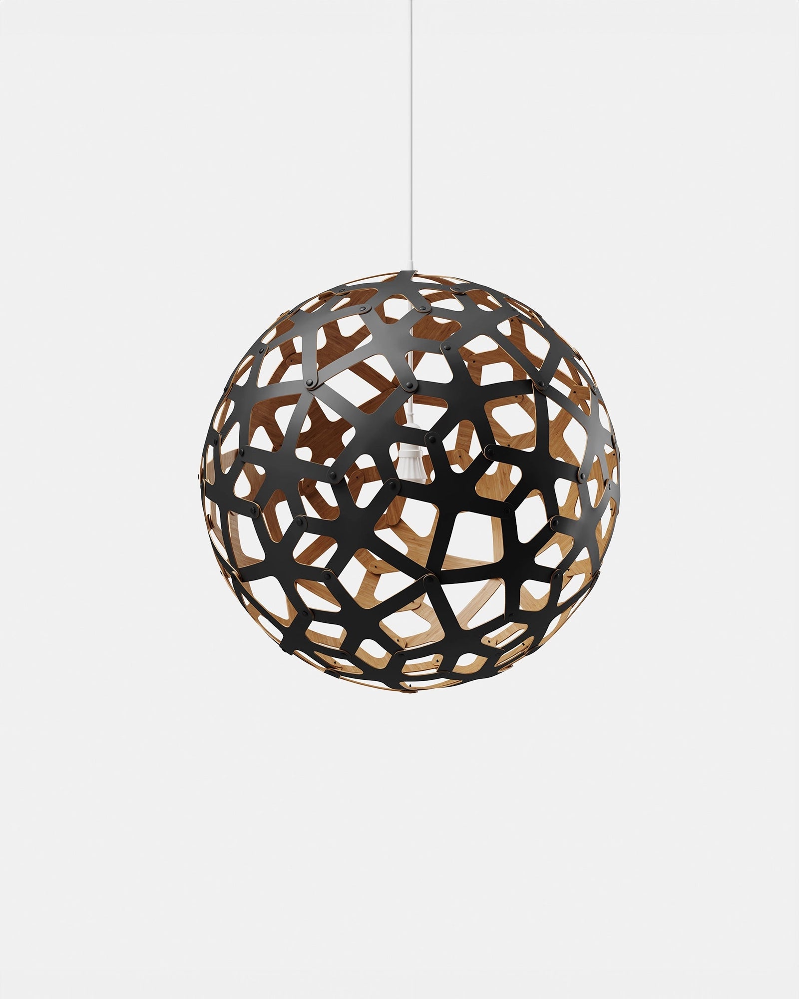 Coral Bamboo Pendant Light