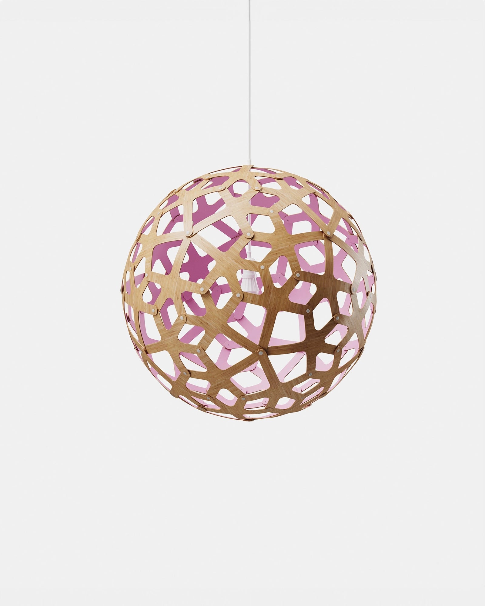 Coral Bamboo Pendant Light