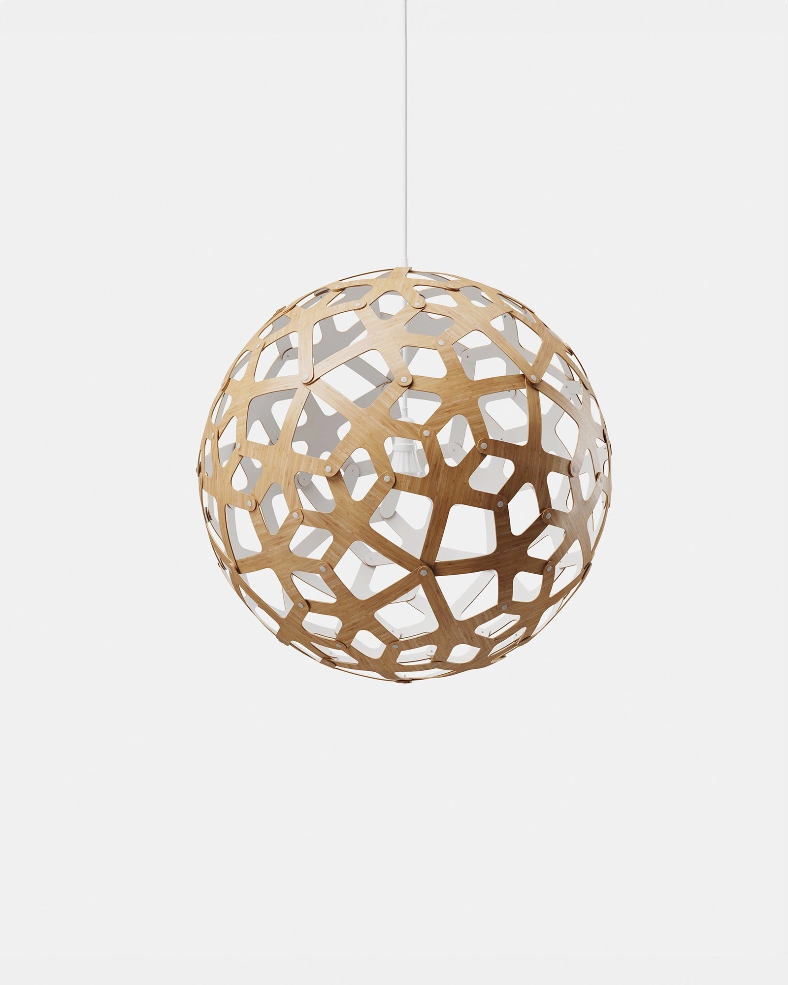 Coral Bamboo Pendant Light