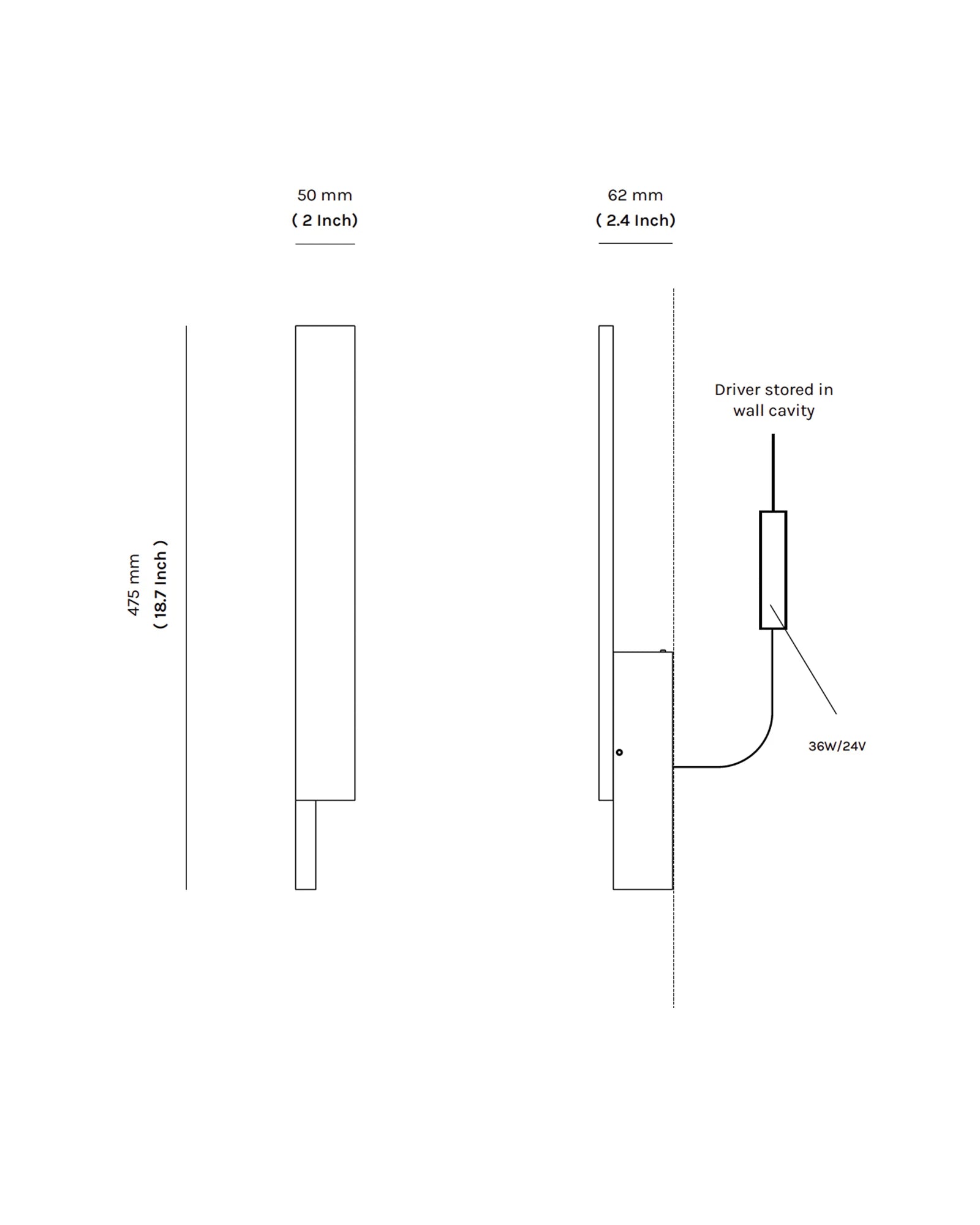 Bloc Wall Light