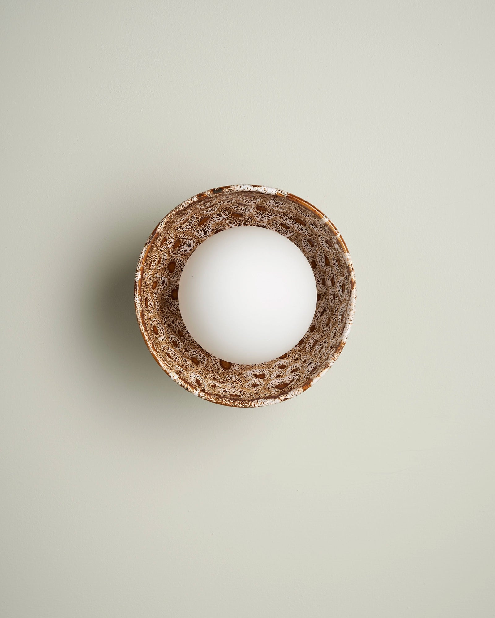 Bowl Ochre Wall Light by Robert Gordon | Nook Collections