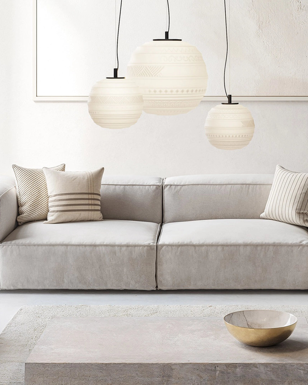 Braille Pendant Light