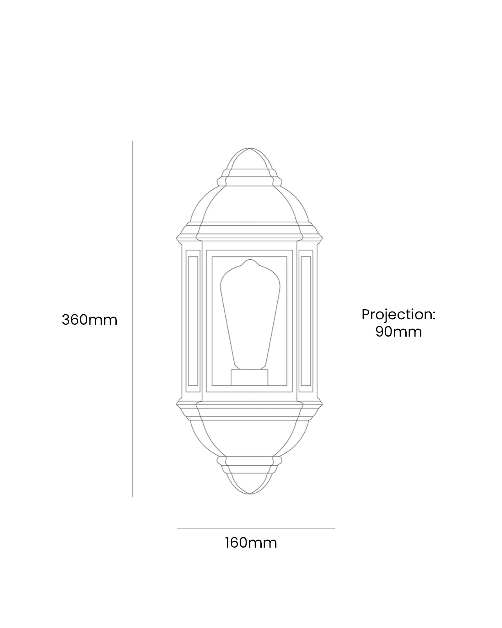Brent Outdoor Wall Light