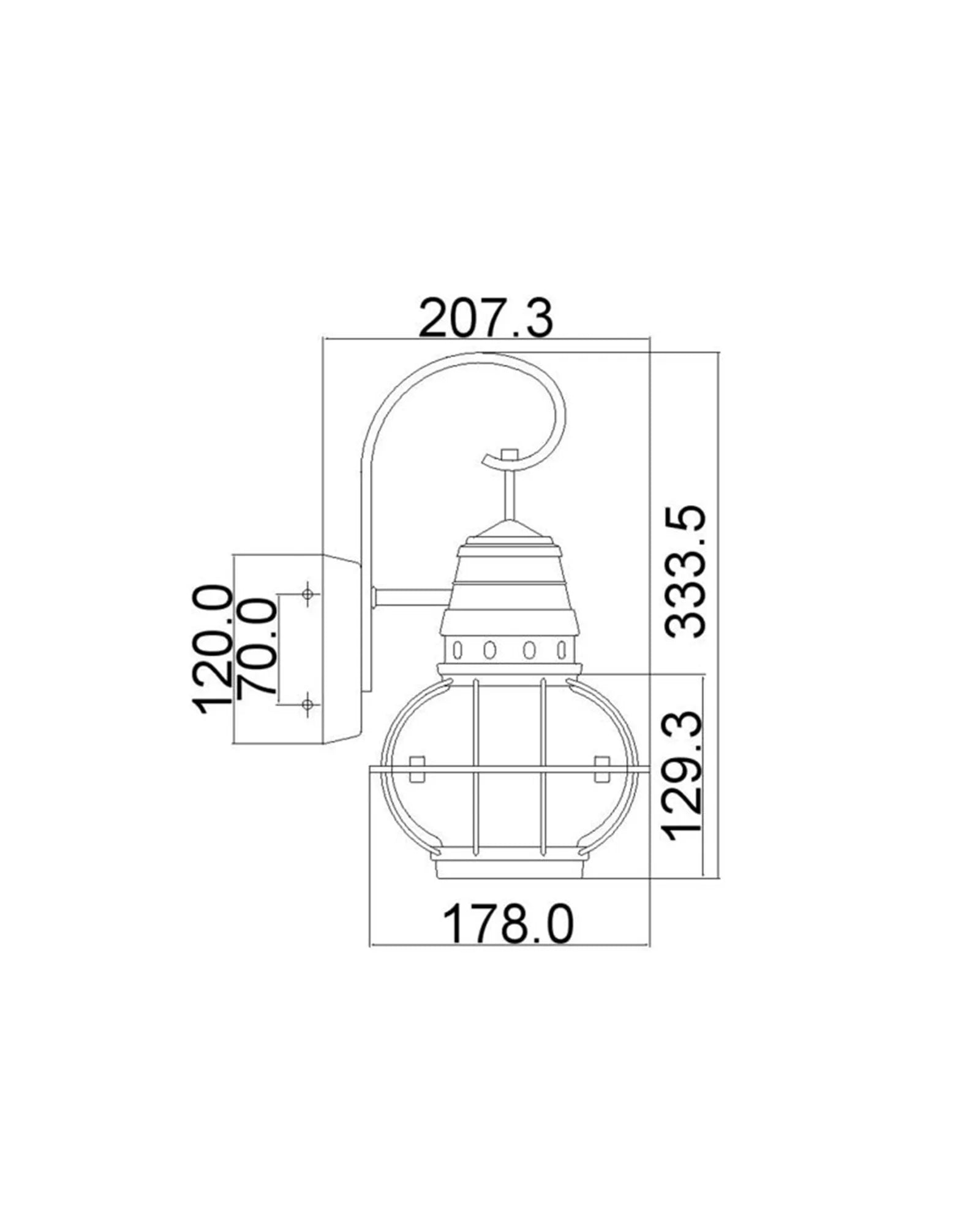 Bridge Point Wall Light