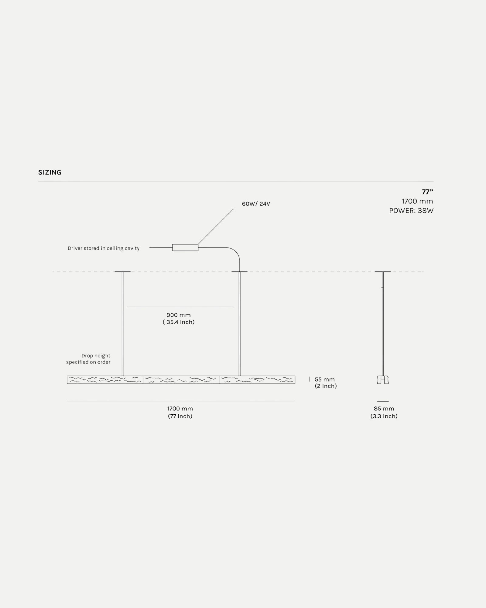 Carst Linear Pendant Light