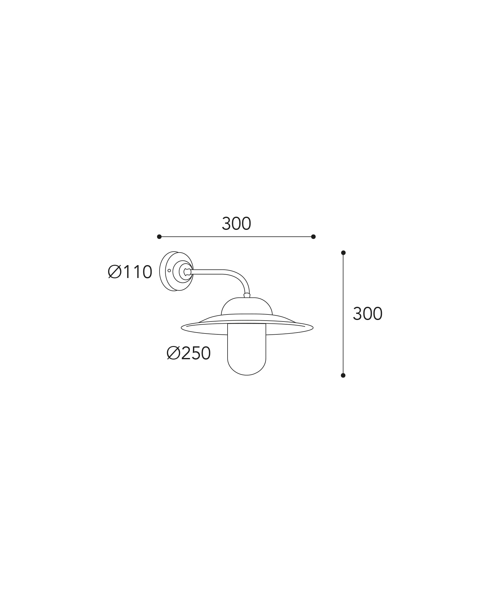 Casale Outdoor Wall Light