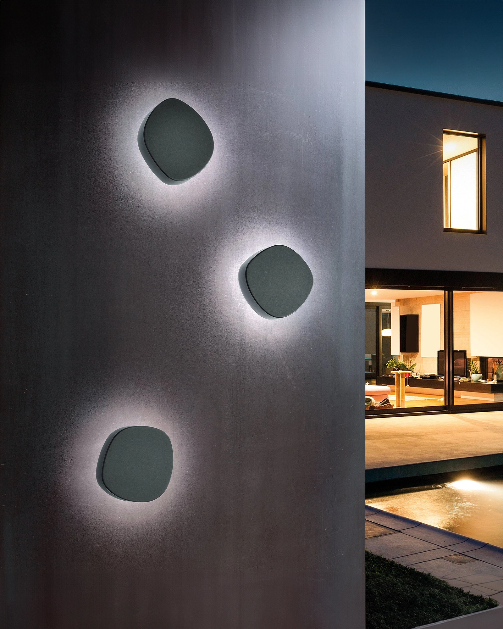 Ciottolo Outdoor Wall Light