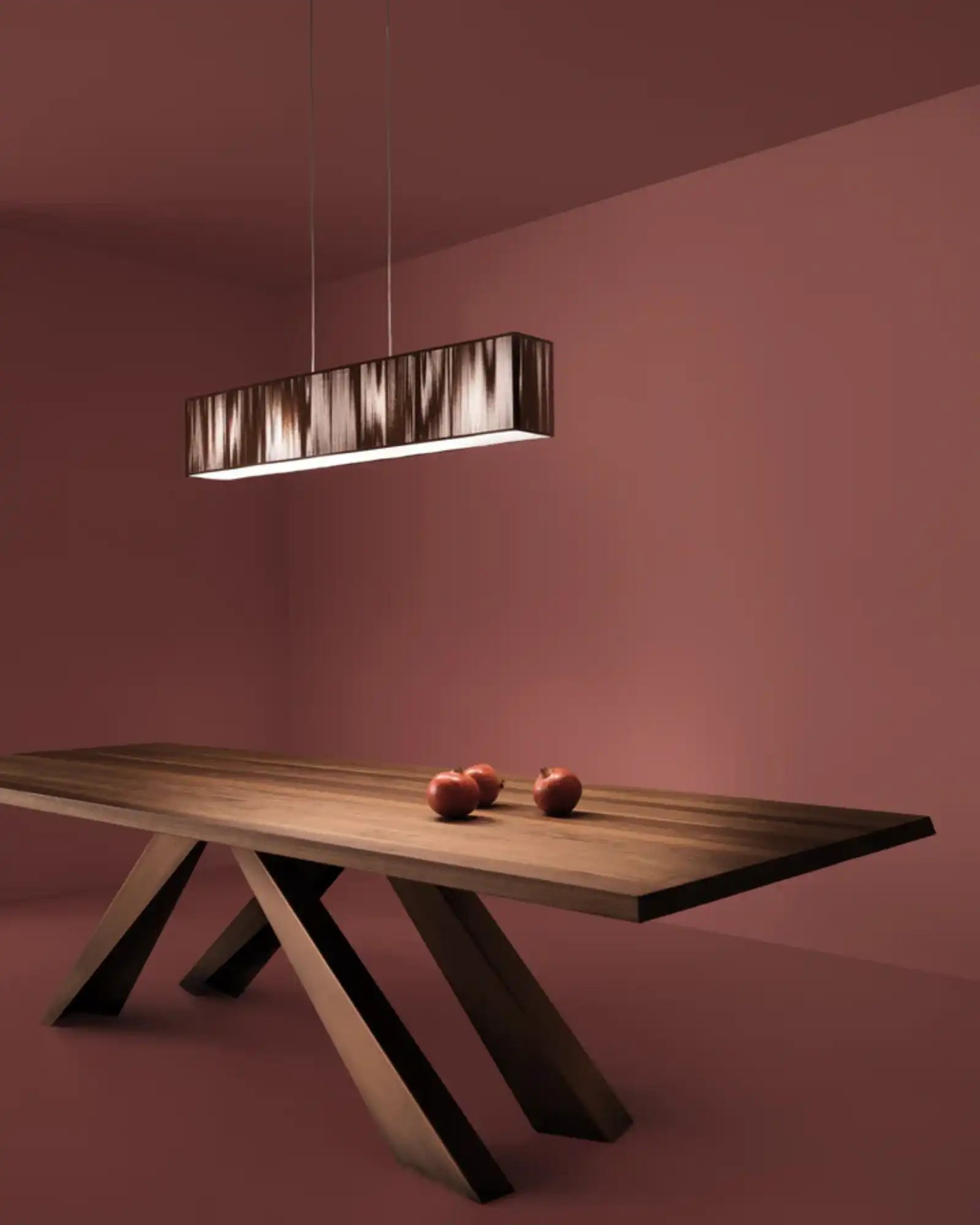 Clavius Pendant Light by Axolight featured in a modern contemporary dining room | Nook Collections