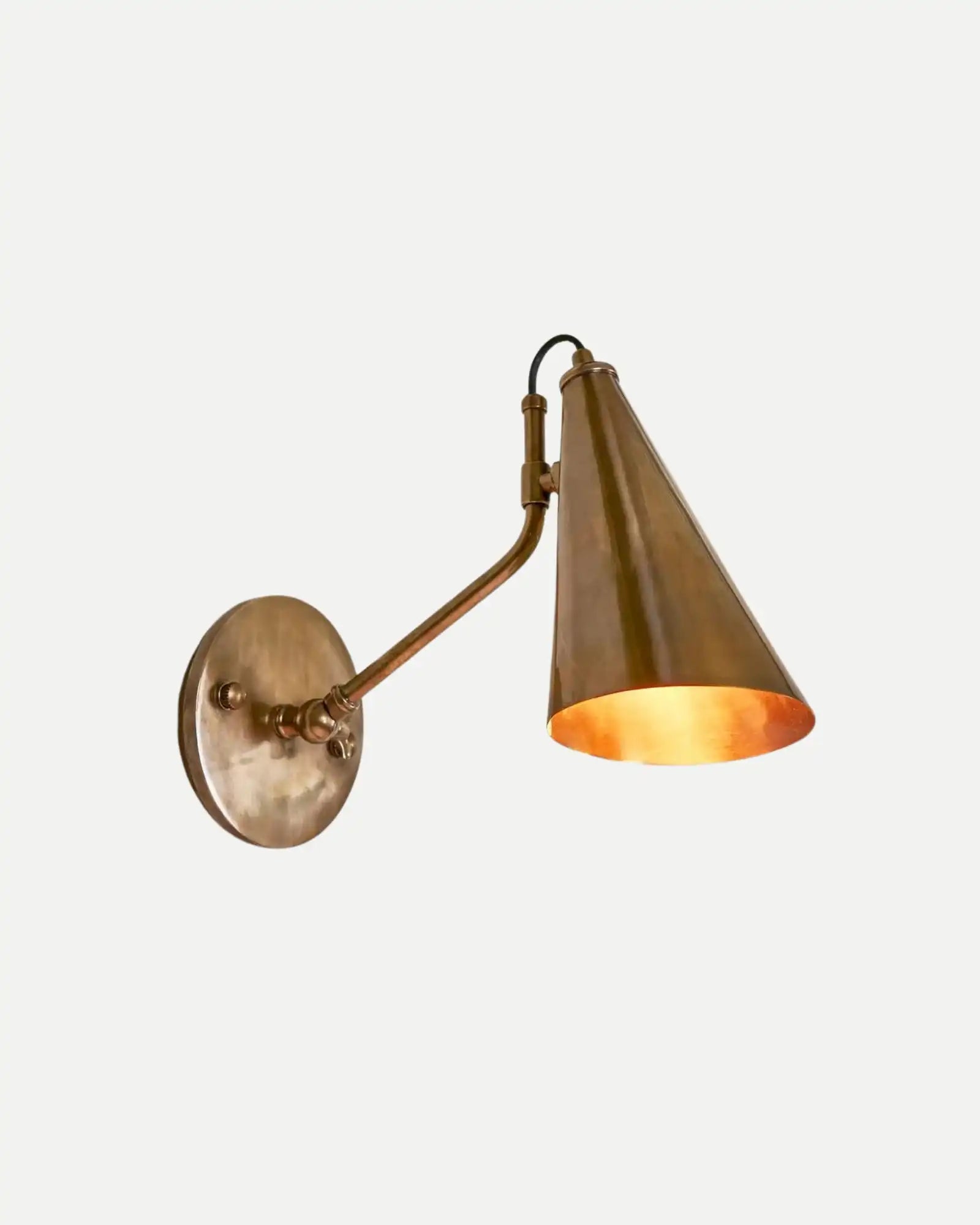 Cloudy Bay Wall Light Brass by Emac & Lawton | Nook Collections