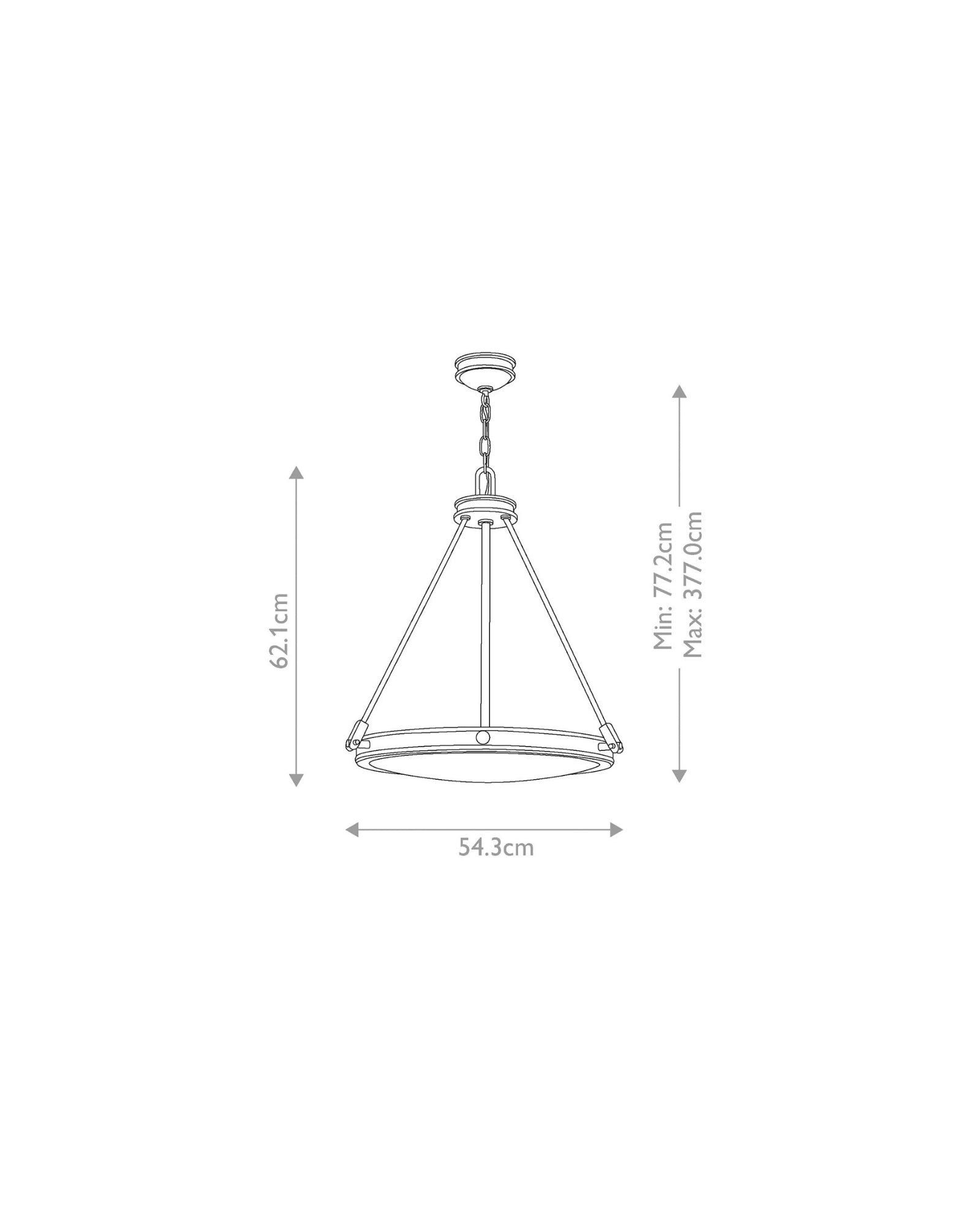 Collier 4lt Pendant Light