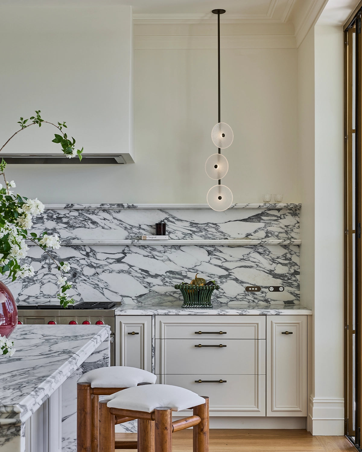 Coral Trio Off Centered Pendant Light