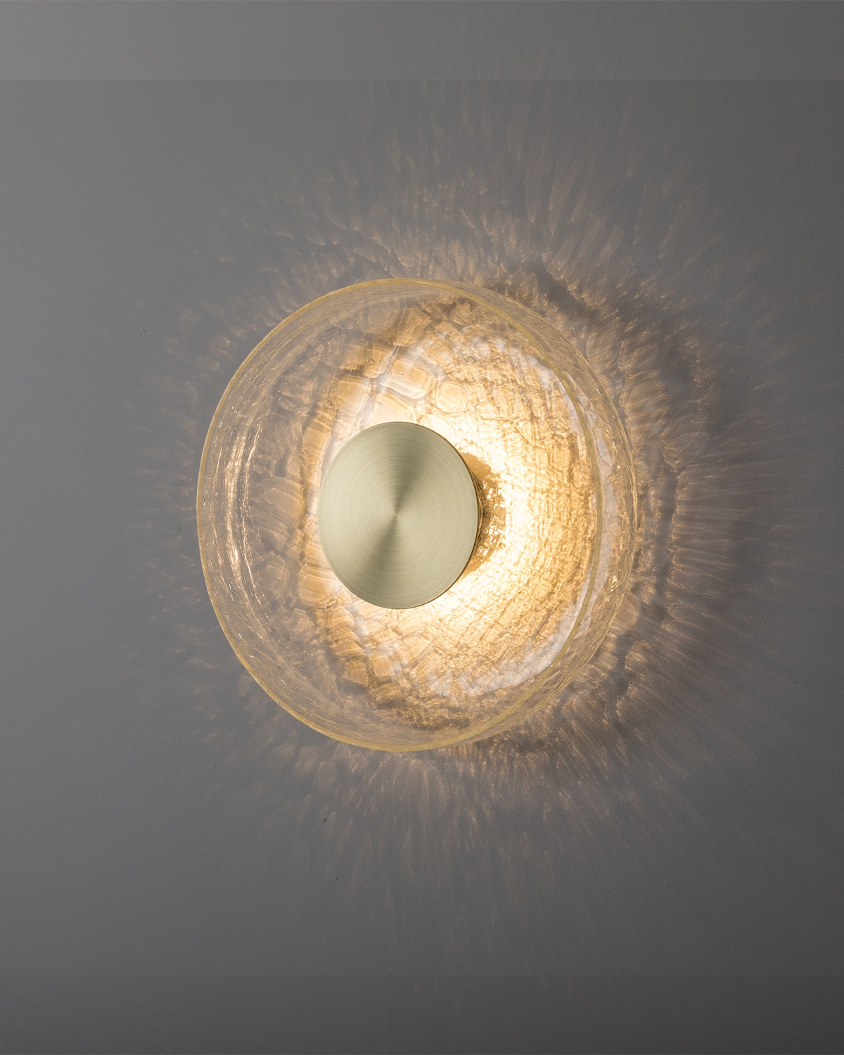 Crackle Large Wall Light