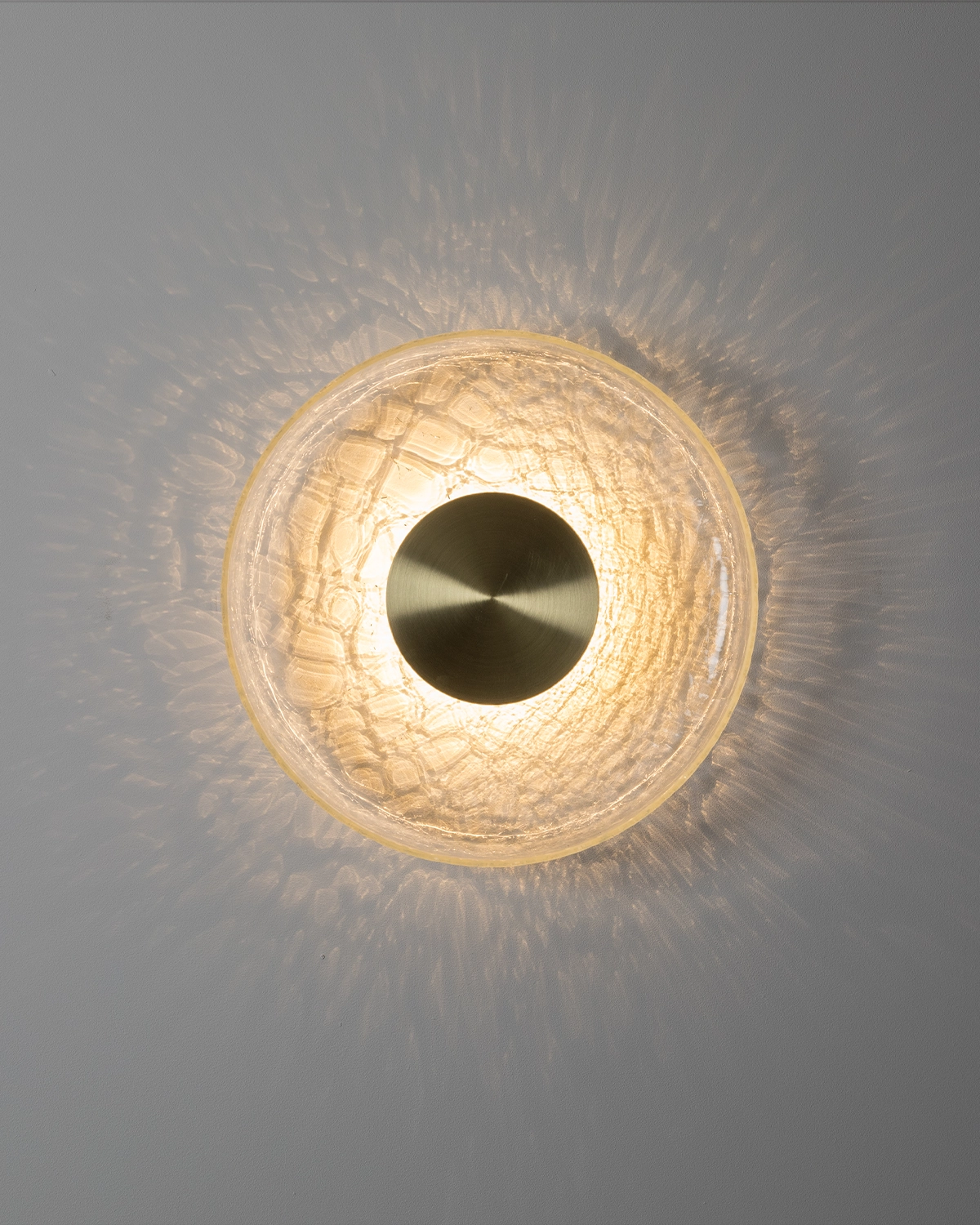 Crackle Large Wall Light