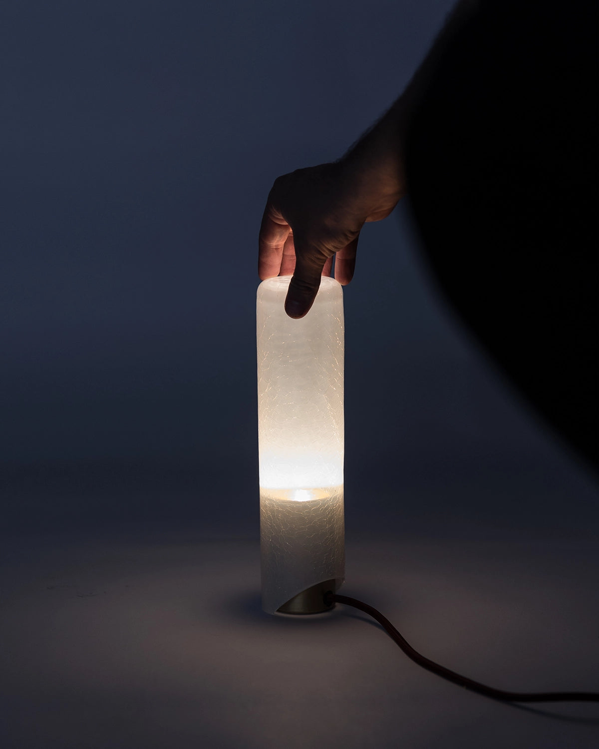 Crackle Table Lamp