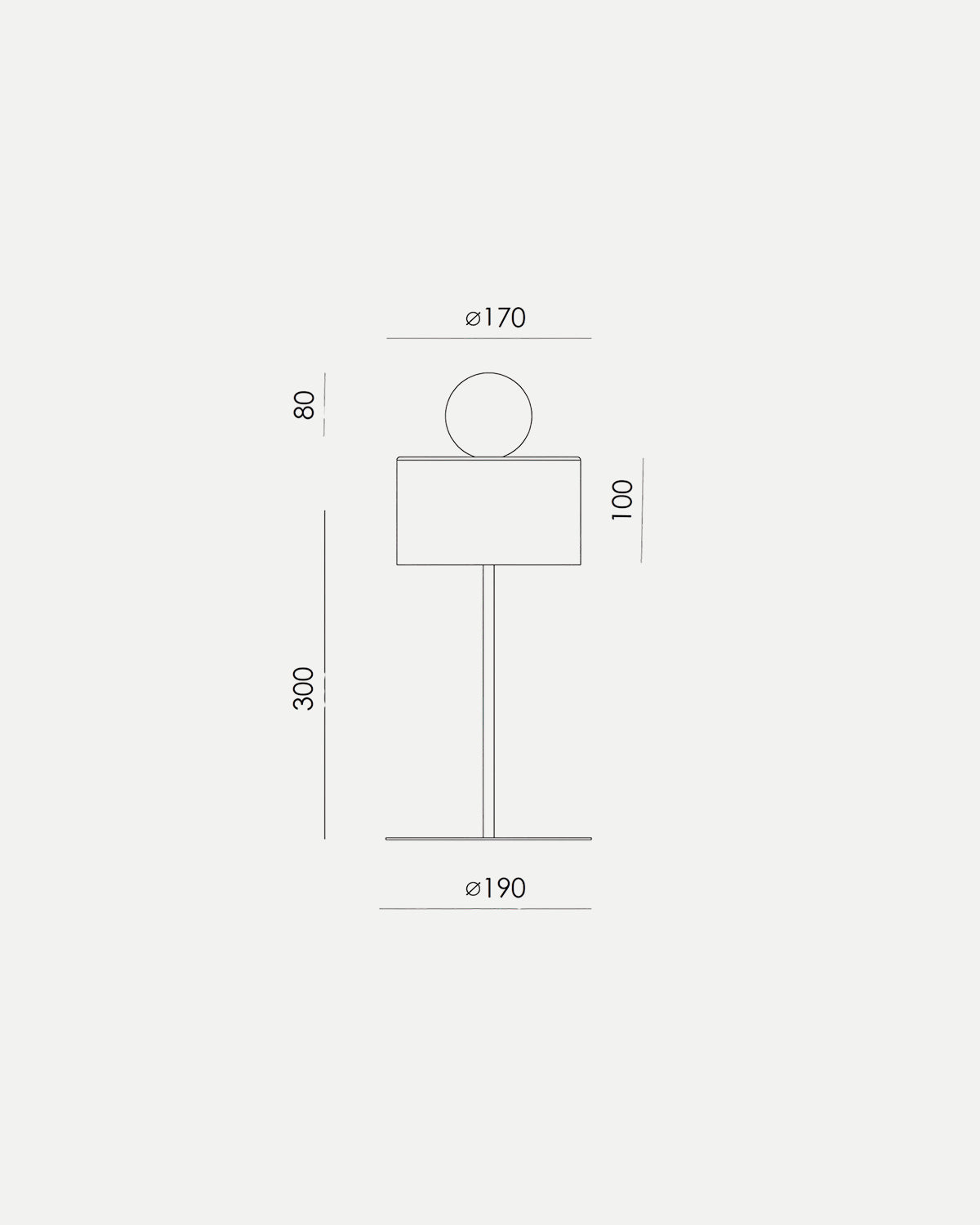 Curn Table Lamp