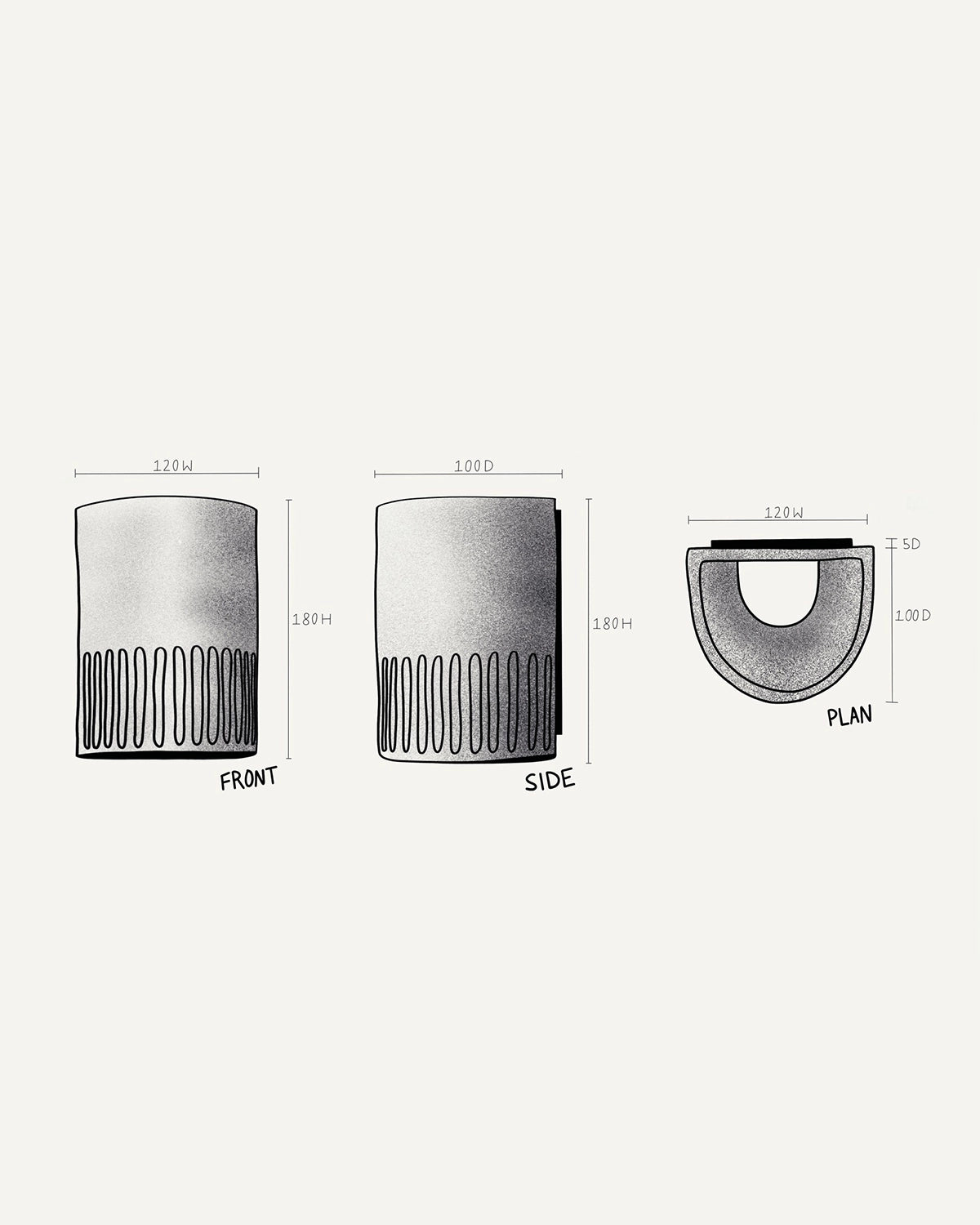 Day Short Colour Wall Light