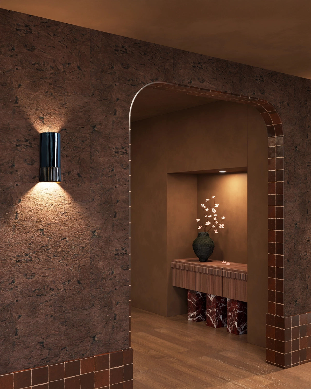 Day Tall Colour Wall Light