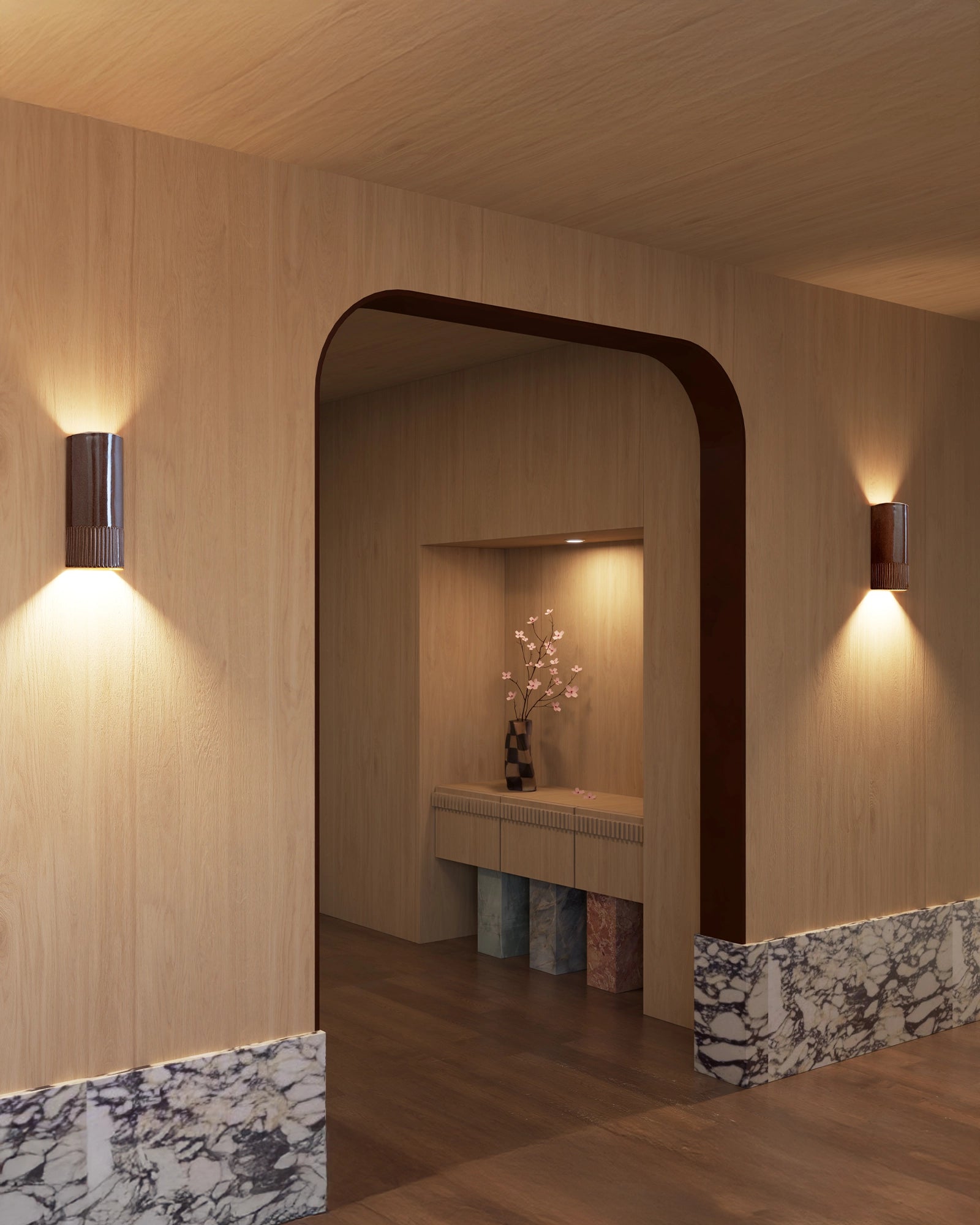 Day Tall Colour Wall Light