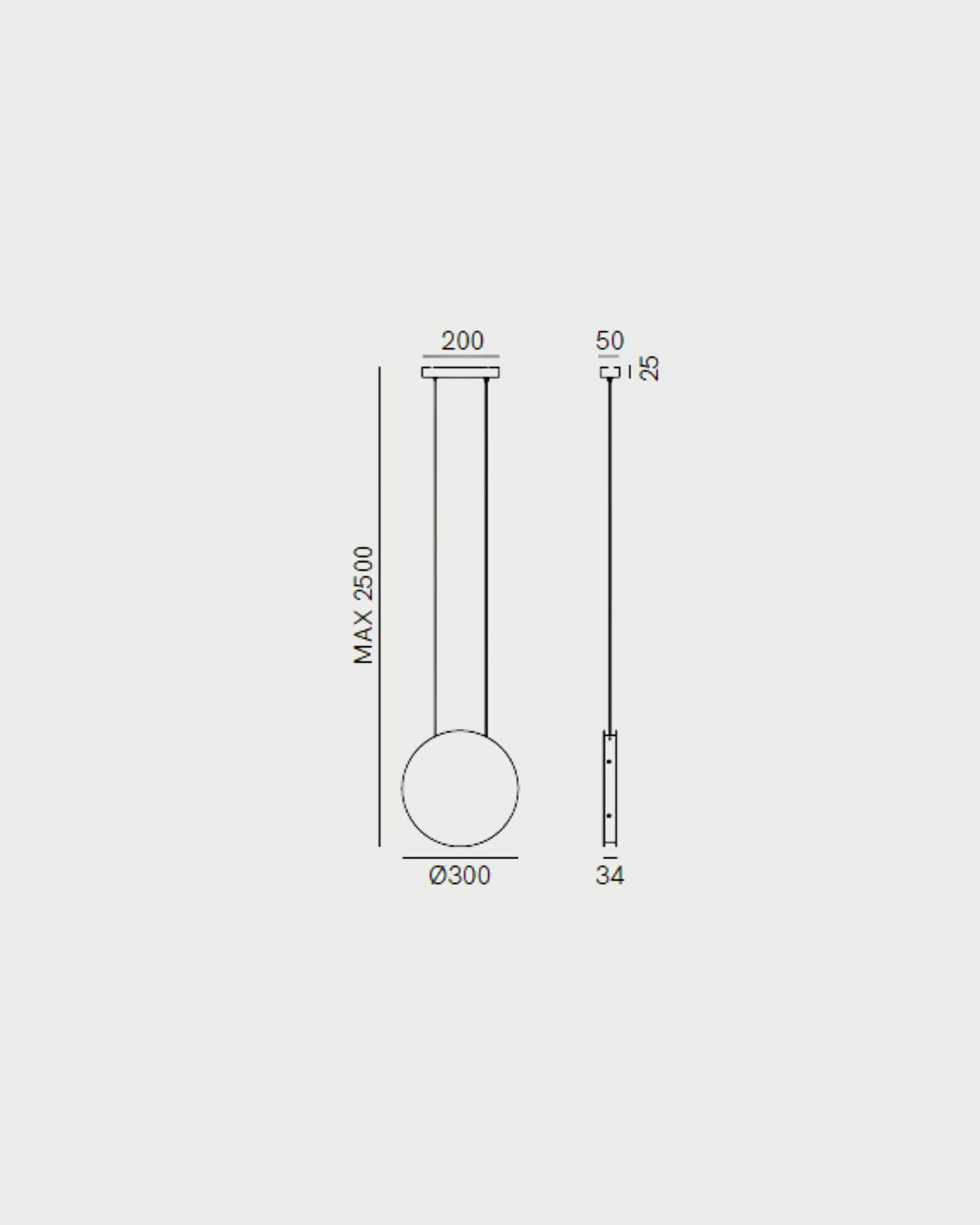 Dea Pendant Light