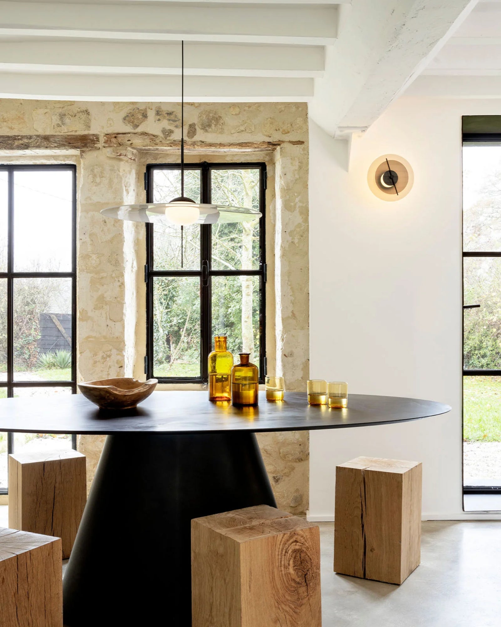 Delumina Wall Light by DCW Interiors featured in a scandinavian dining room | Nook Collections