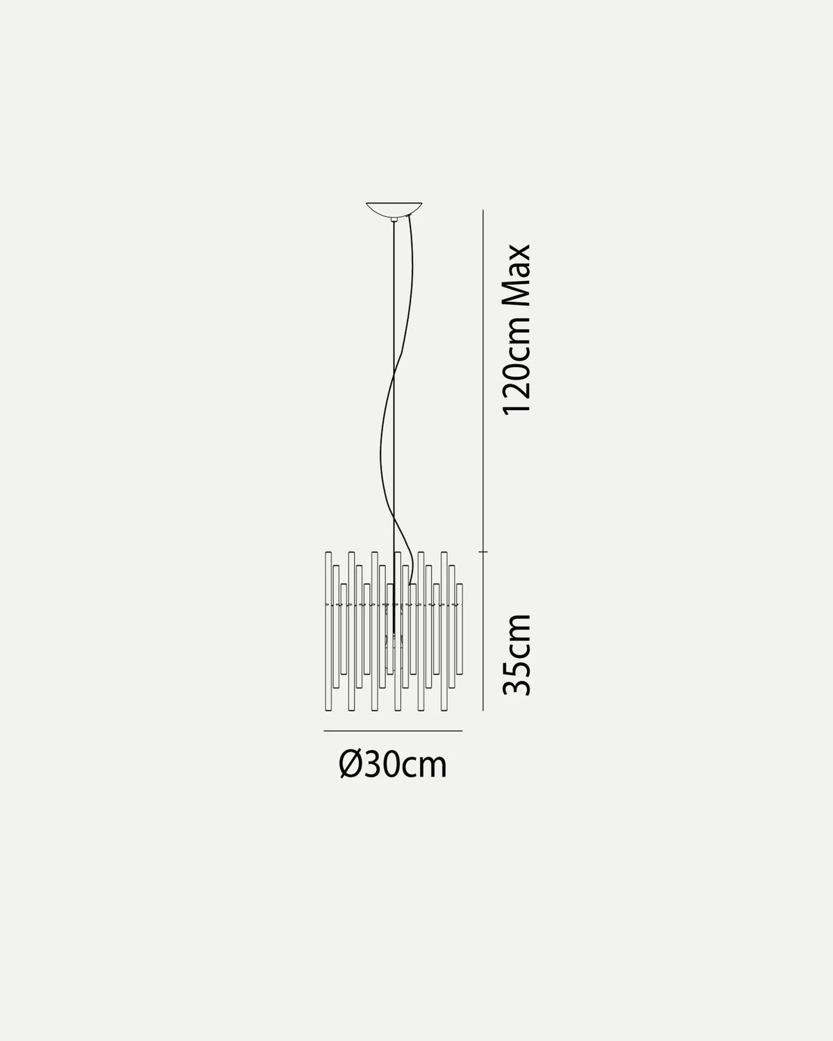 Diadema Single Pendant Light