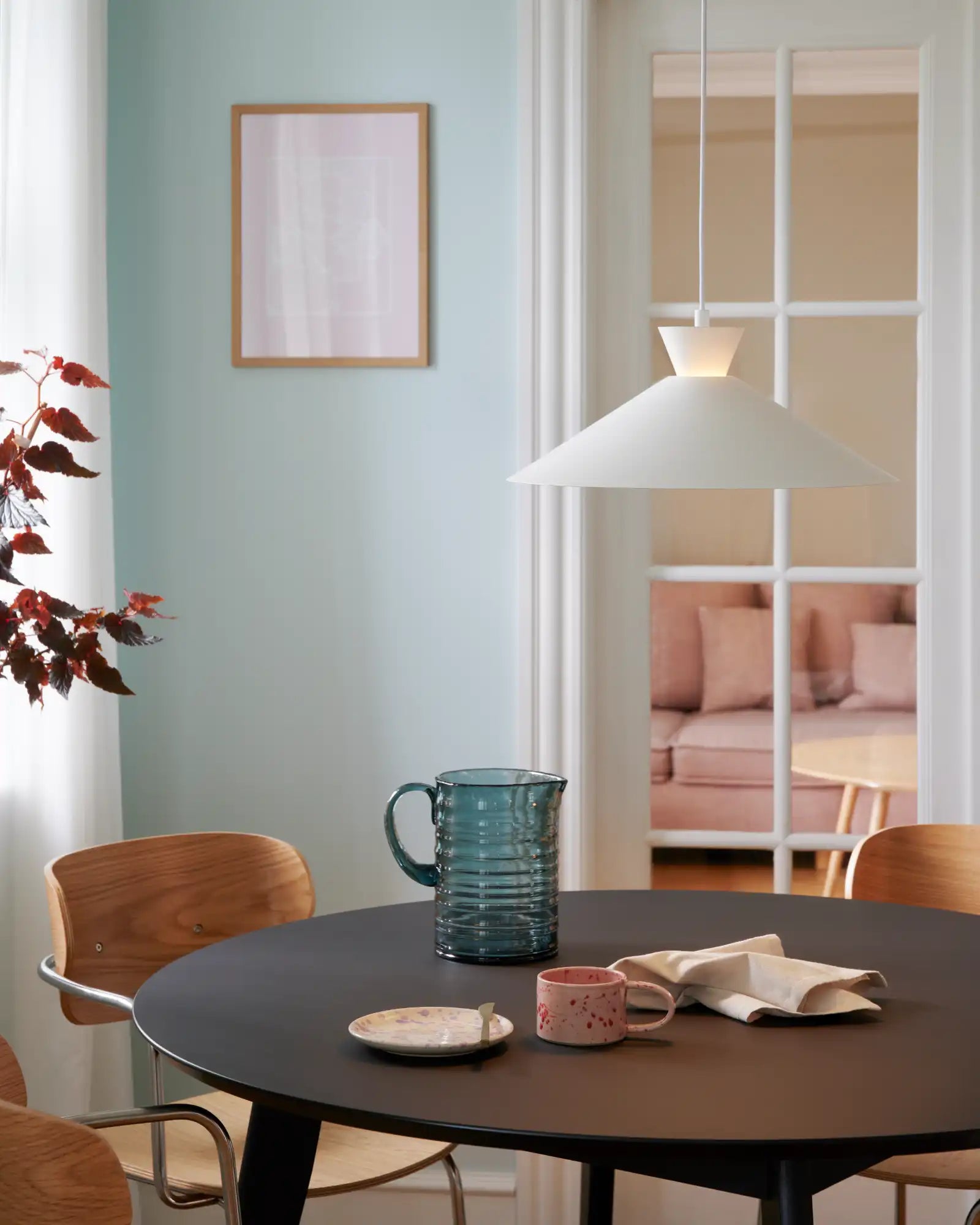 Dial Pendant Light by Nordlux Lighting featured within a contemporary dining room | Nook Collections