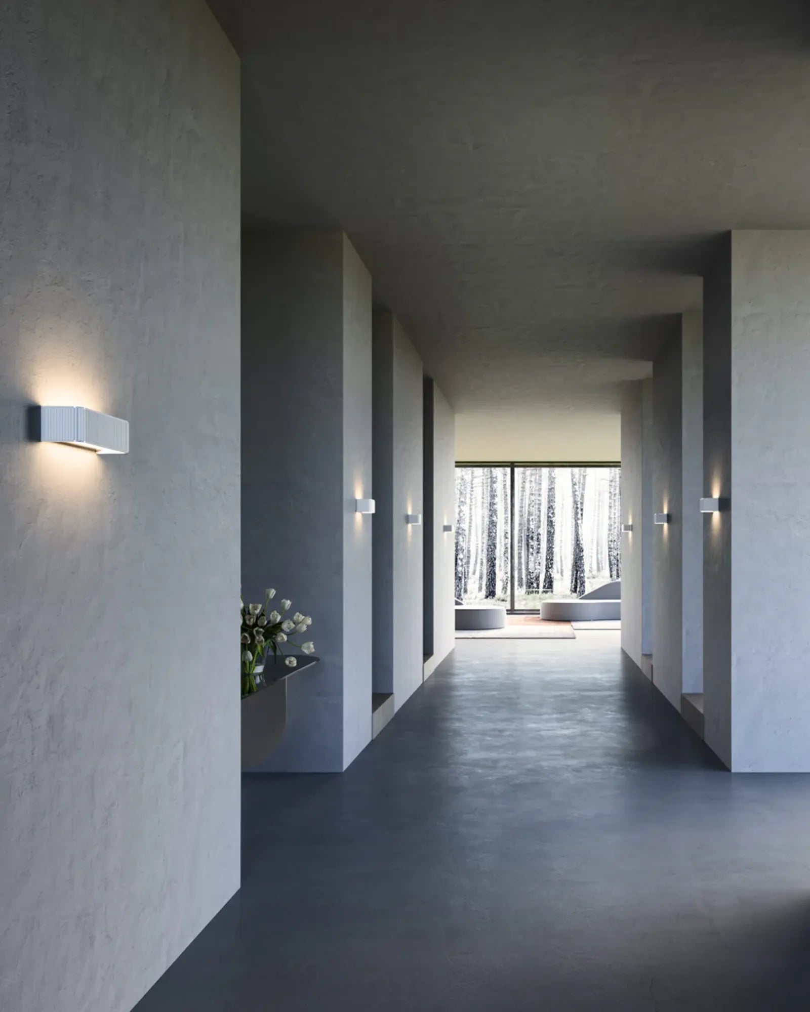 Dresscode Wall Light by Rotaliana featured within a contemporary hallway | Nook Collections