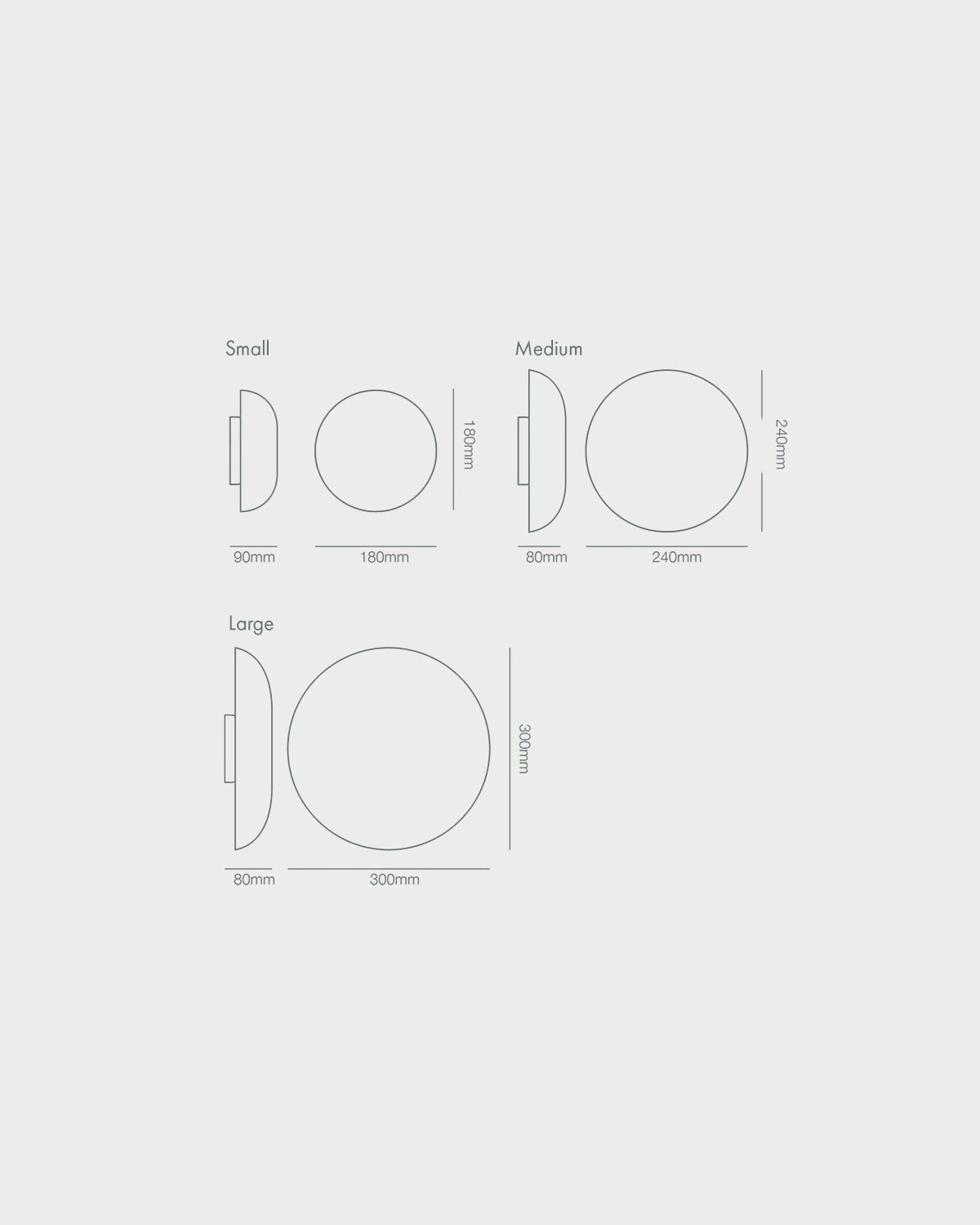 Eclipse Ceramic Wall Light