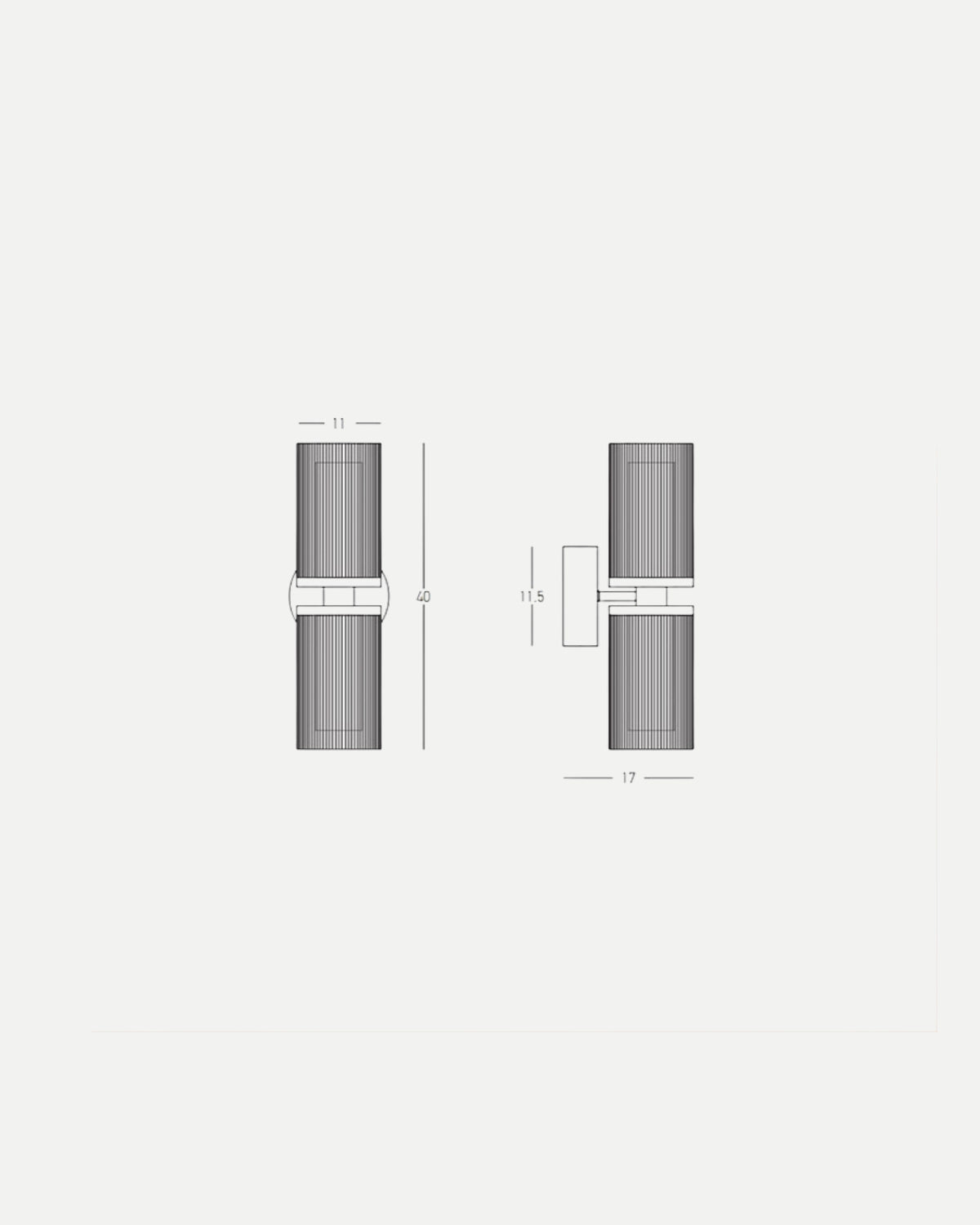 Eos Double Wall Light