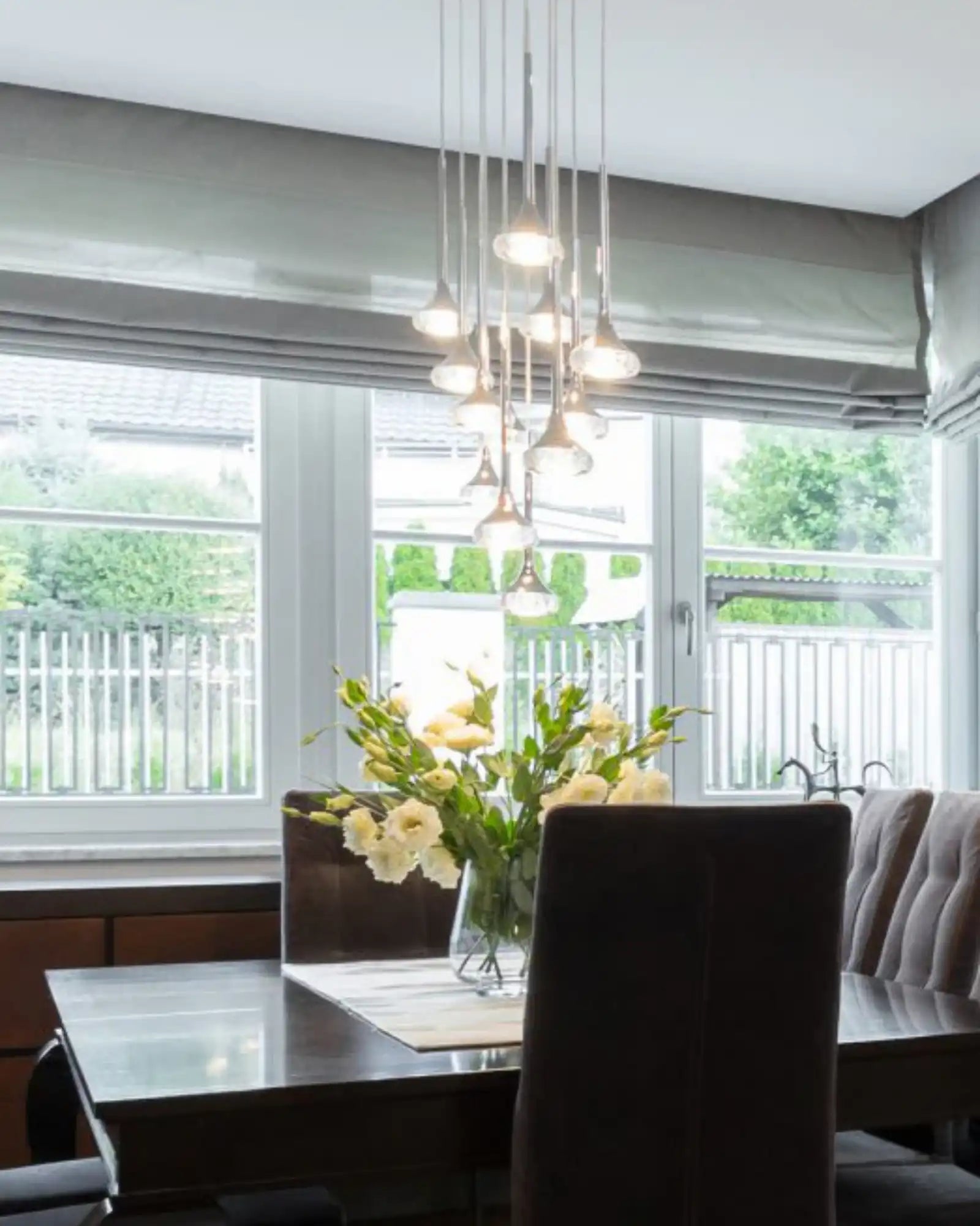 Fairy 12lt Pendant Light by Axolight featured in a modern contemporary dining room | Nook Collections