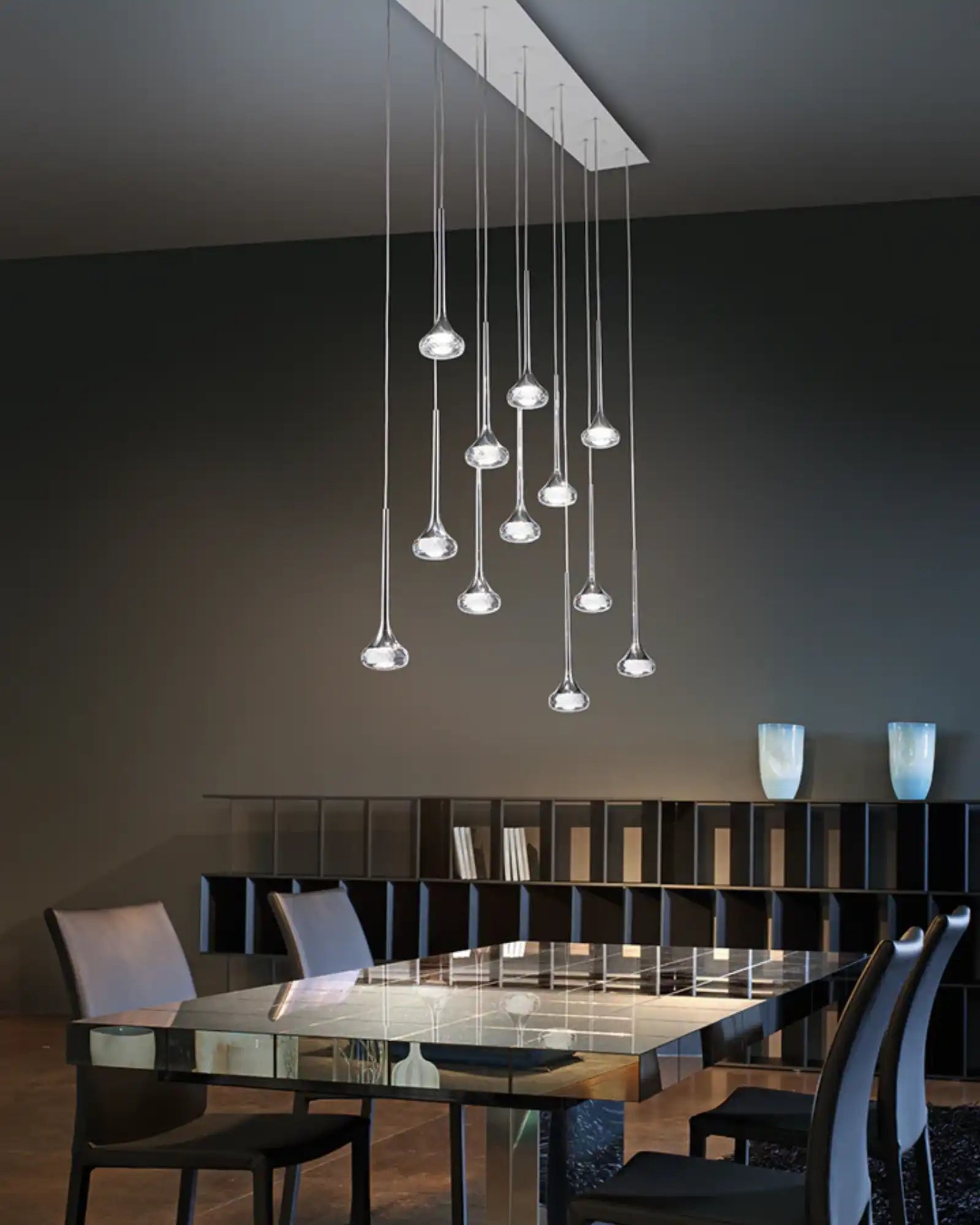 Fairy 12lt Pendant Light by Axolight featured in a modern contemporary dining room | Nook Collections