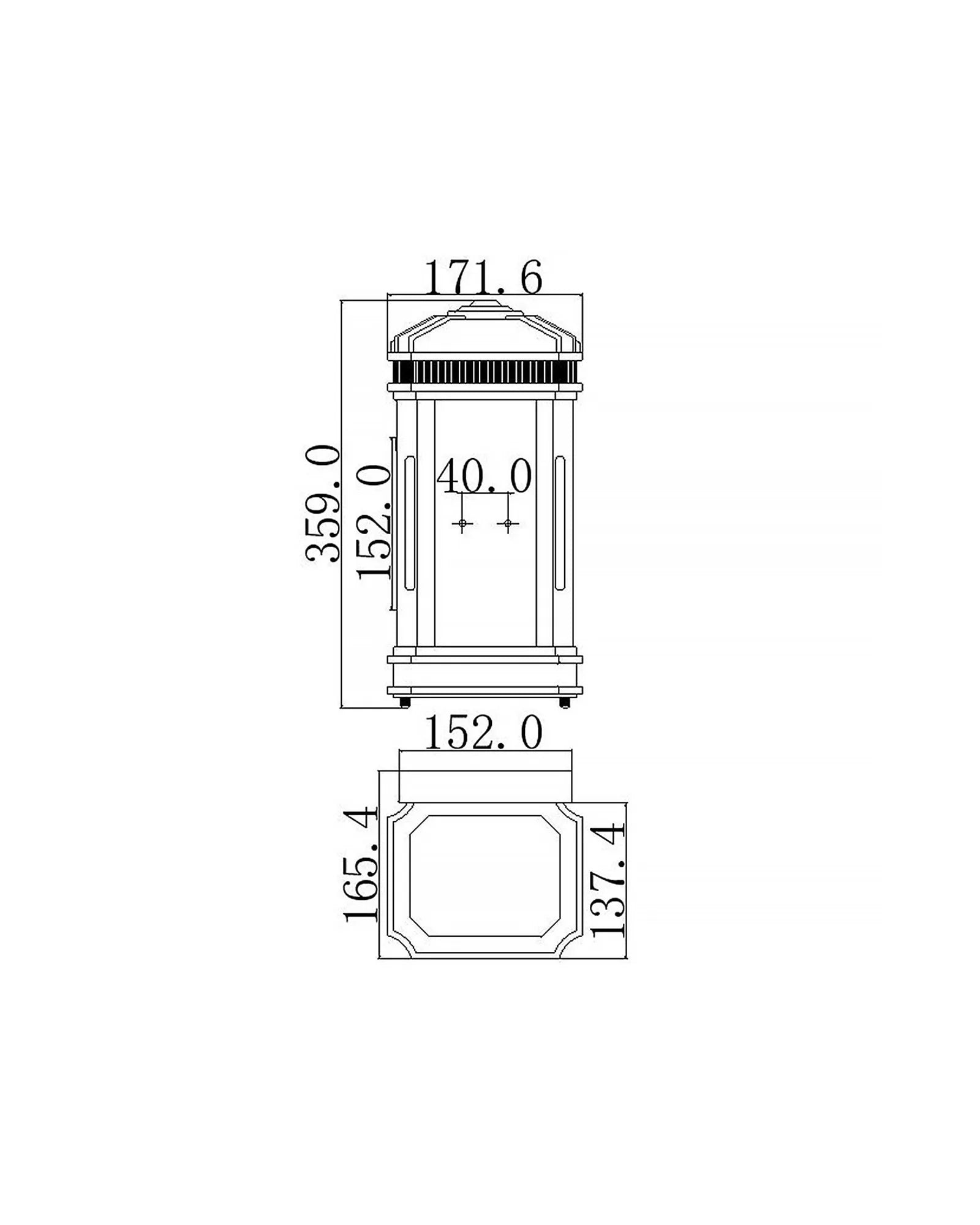 Federal Wall Light