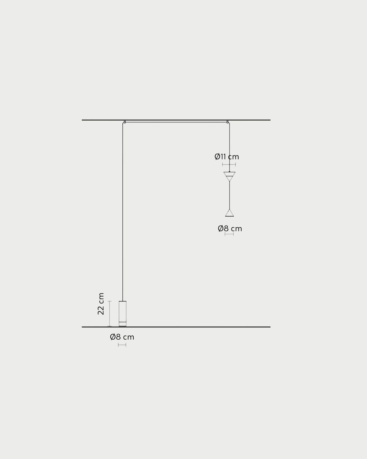Filomena Hanging Floor Lamp