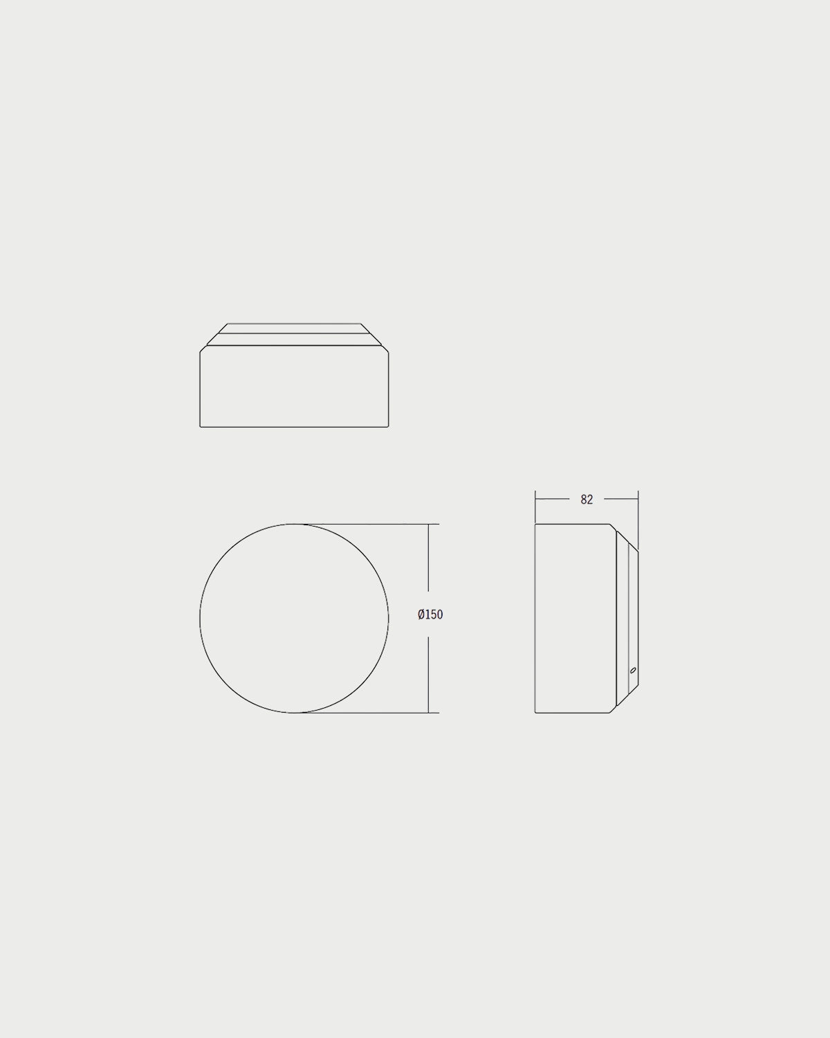 Flat White Wall Light