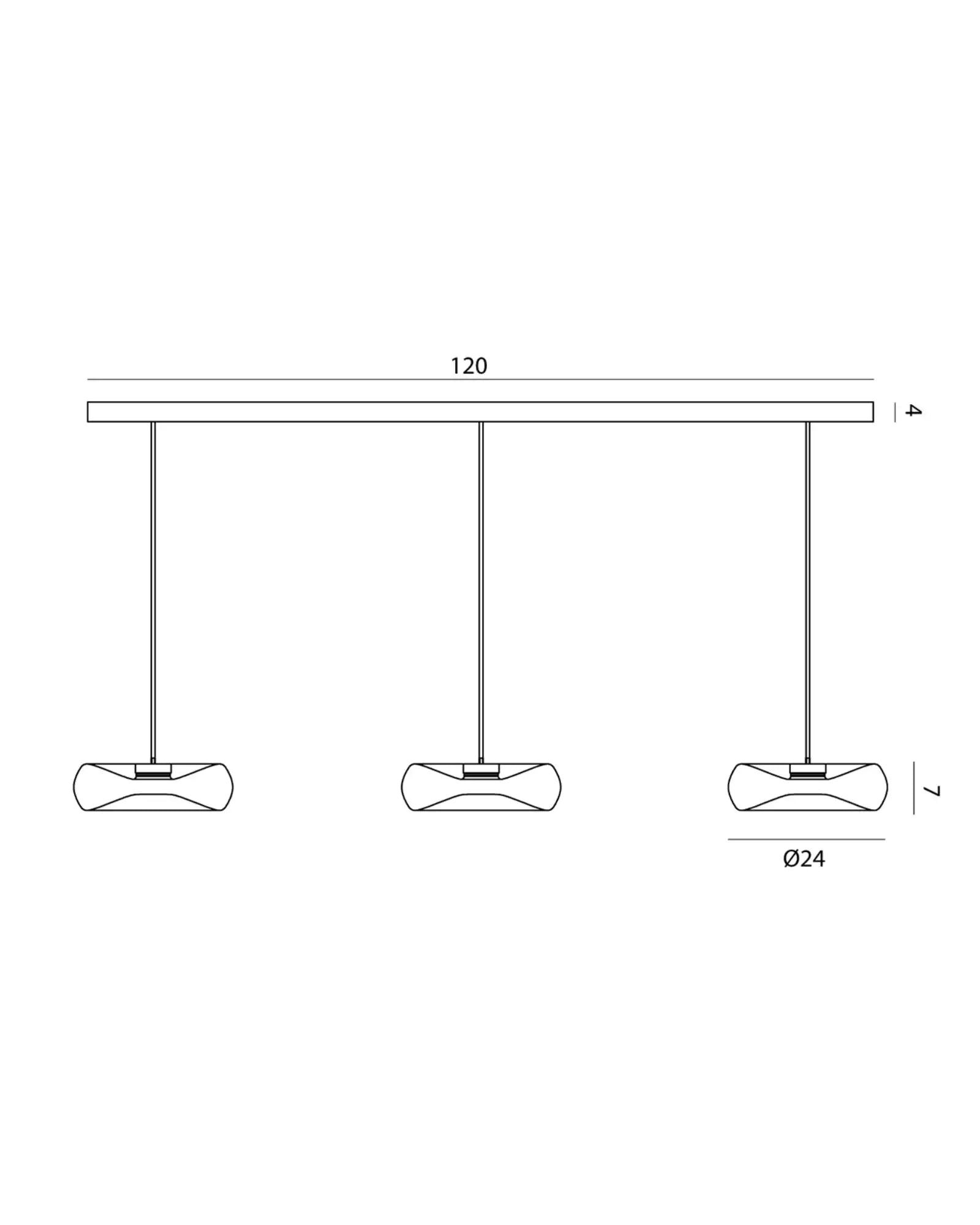 Fold 3lt Pendant Light