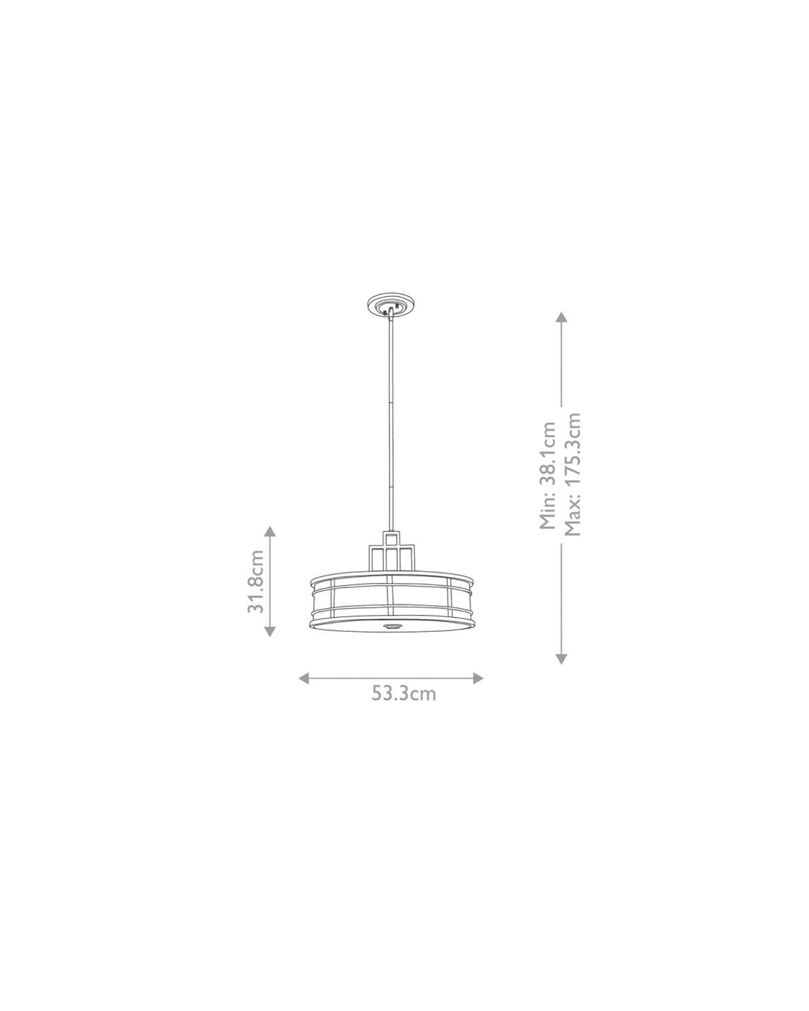 Fusion 3lt Pendant Light