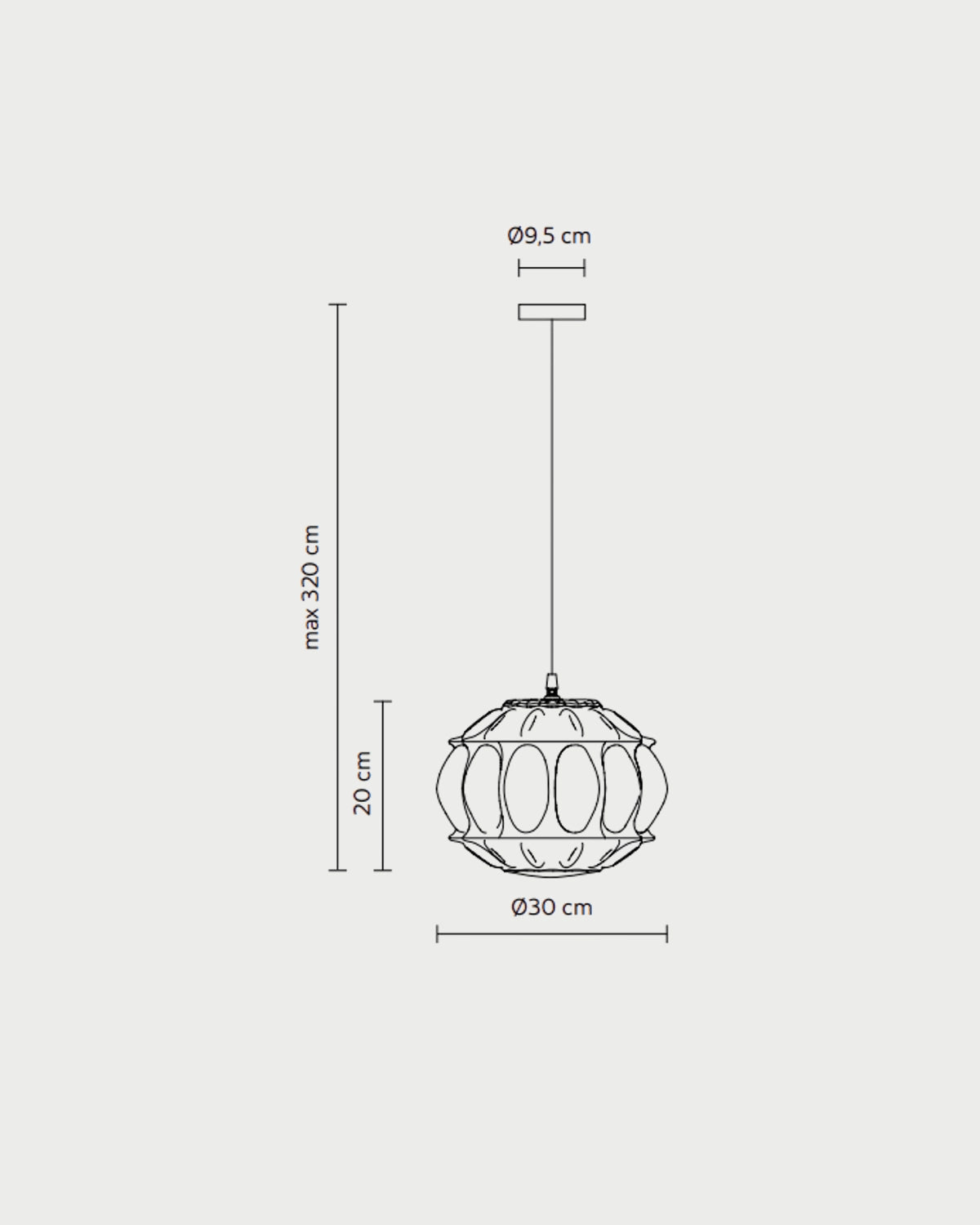 Ginger Outdoor Pendant Light