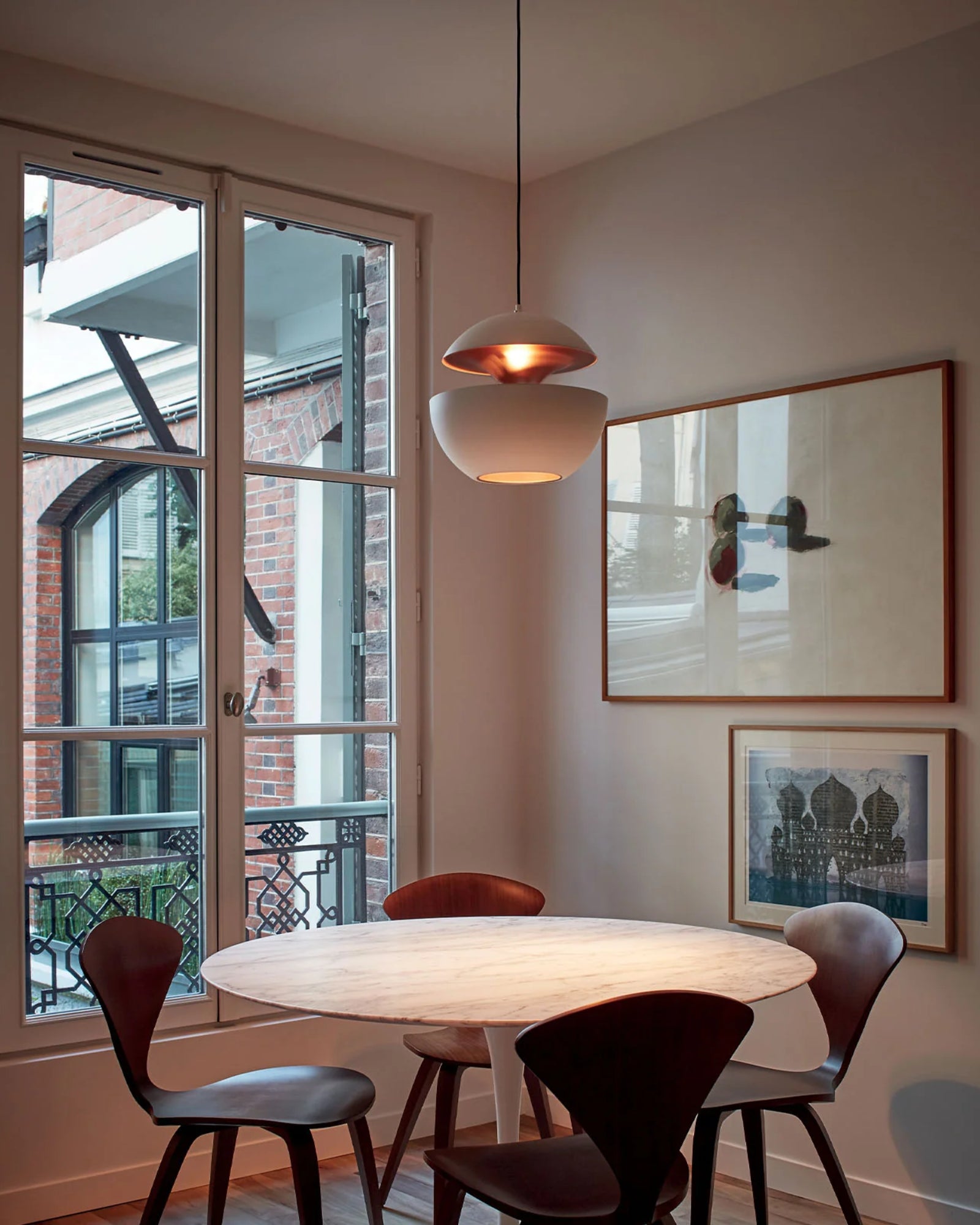 Here Comes The Sun Pendant Light by DCW Interiors featured in a contemporary dining room | Nook Collections